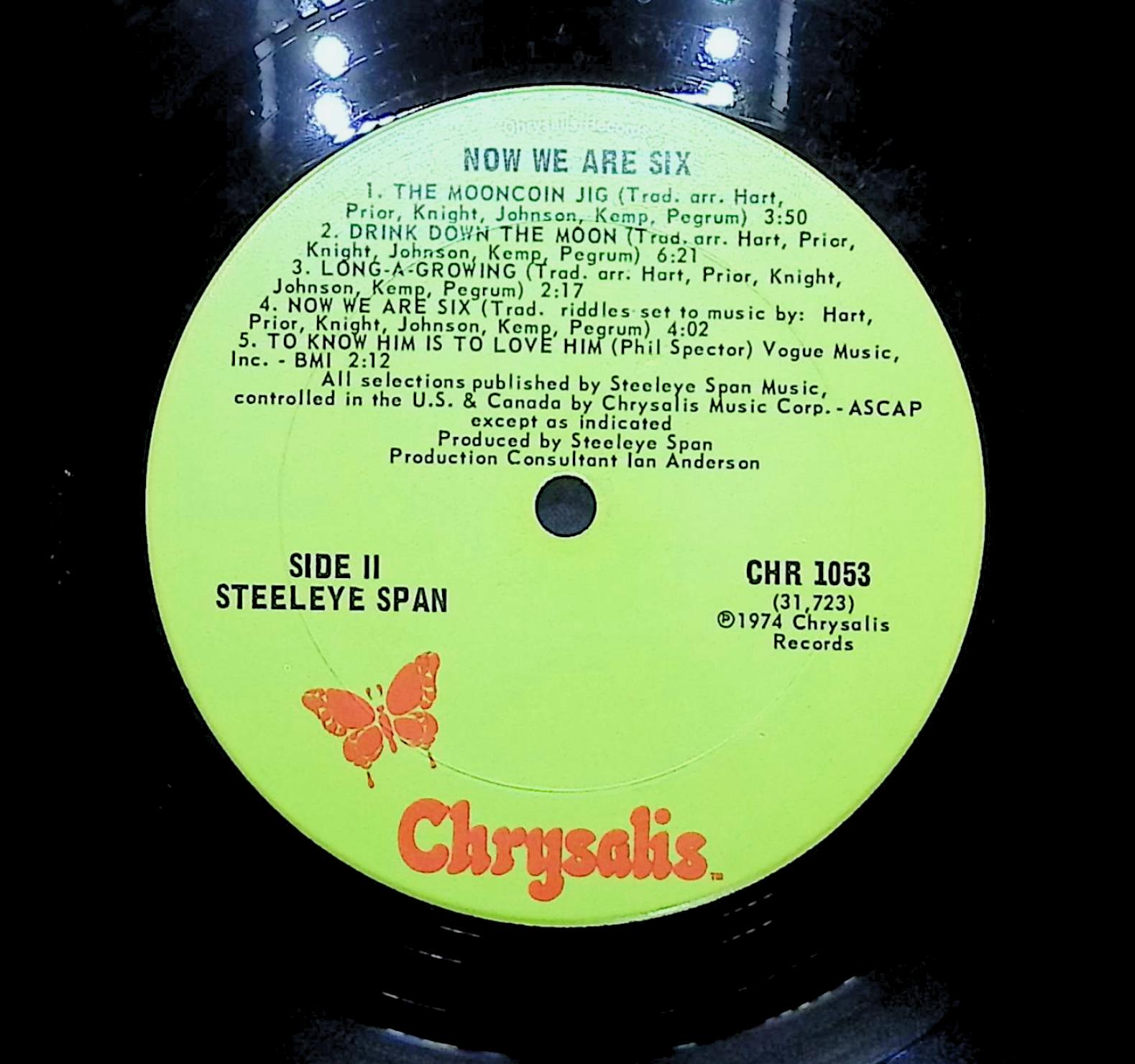 Steeleye Span Now We Are Six 1987 LP Rock Side I & II — image 2