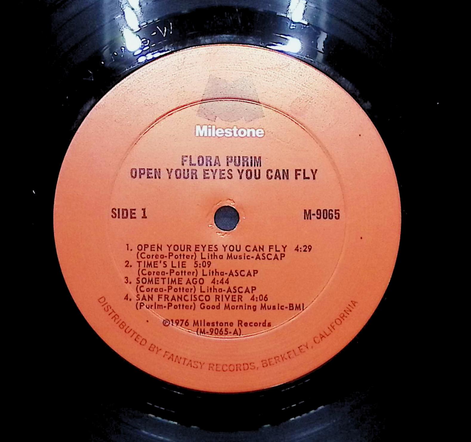 Flora Purim Open Your Eyes You Can Fly 1976 LP Jazz Side 1 & 2 — image 2