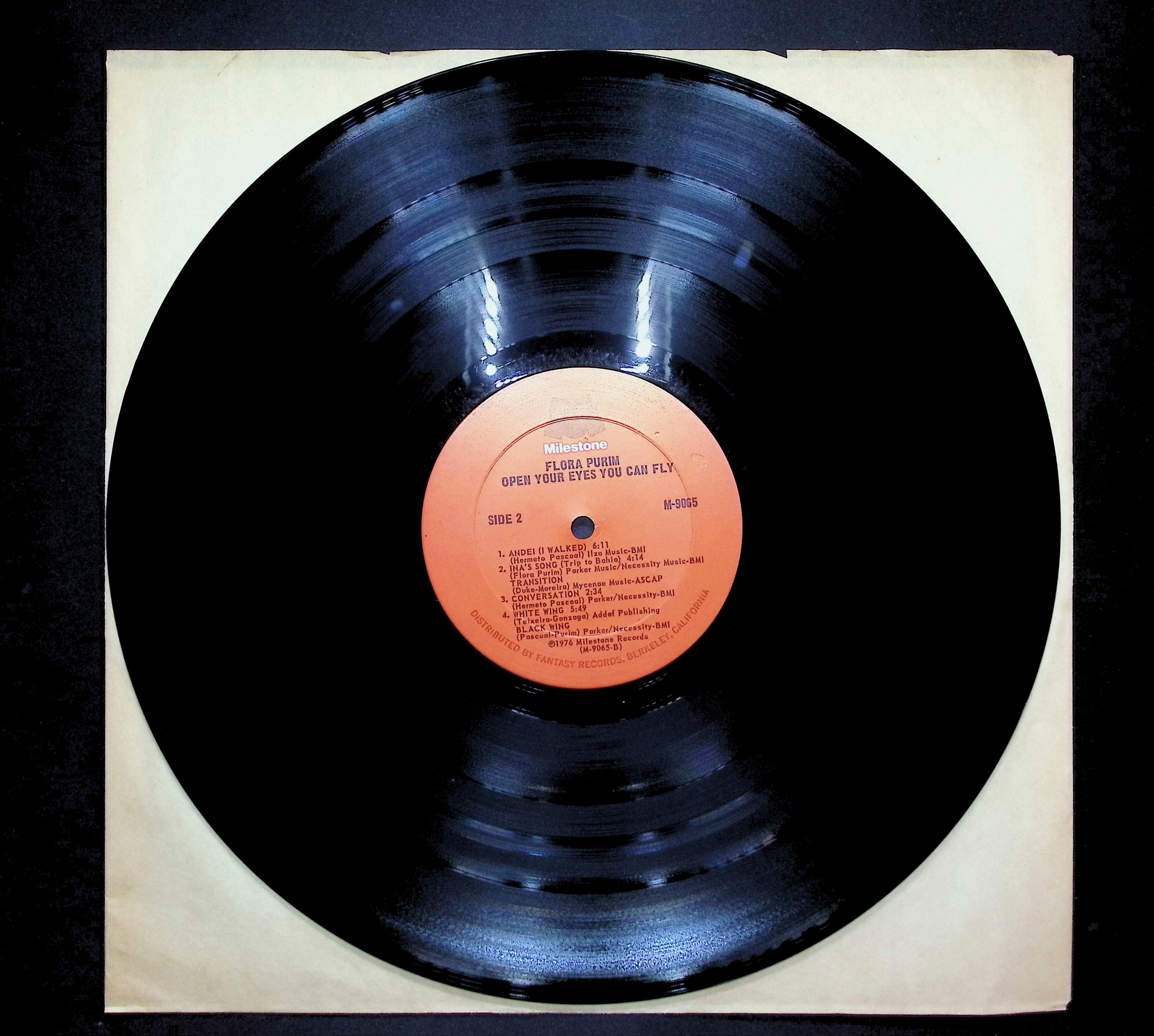 Flora Purim Open Your Eyes You Can Fly 1976 LP Jazz Side 1 & 2 — image 3