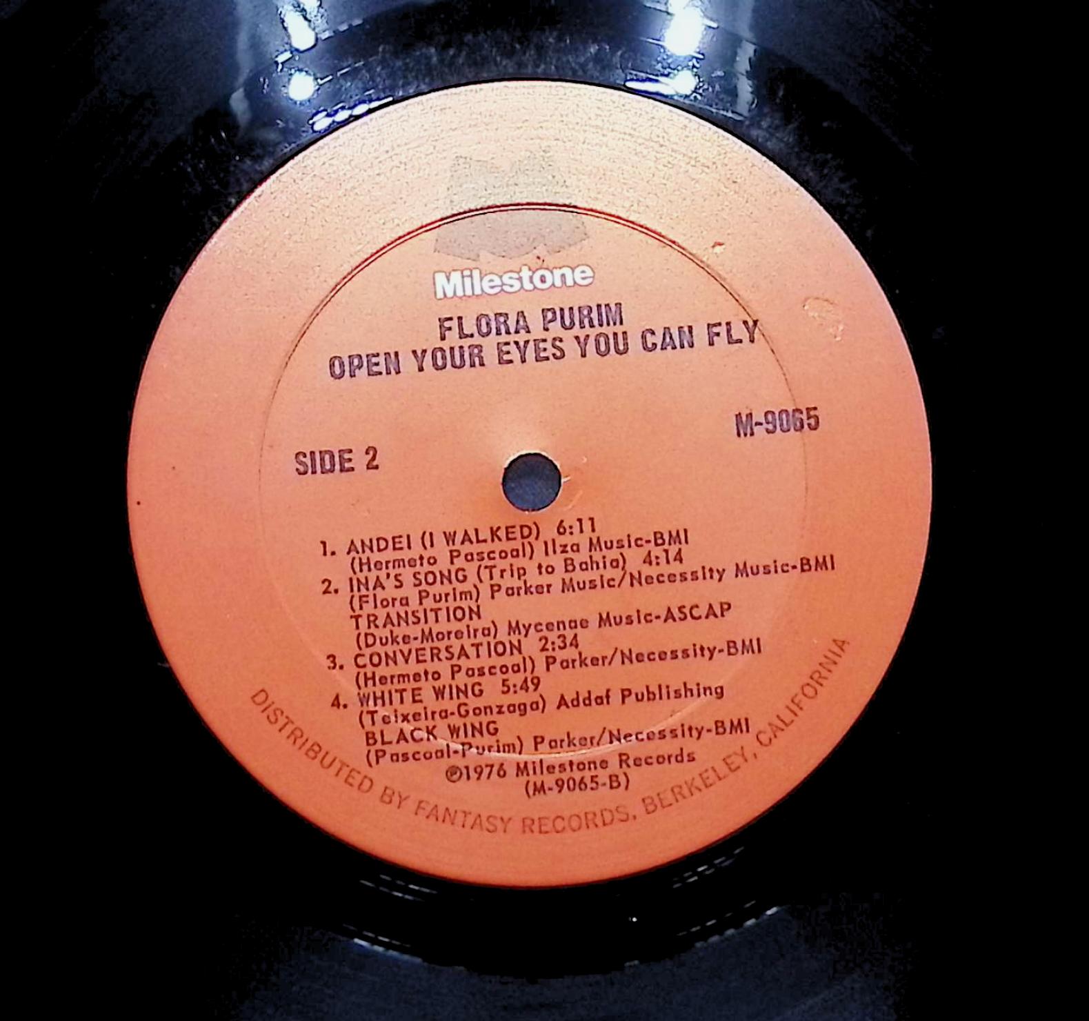 Flora Purim Open Your Eyes You Can Fly 1976 LP Jazz Side 1 & 2 — image 4