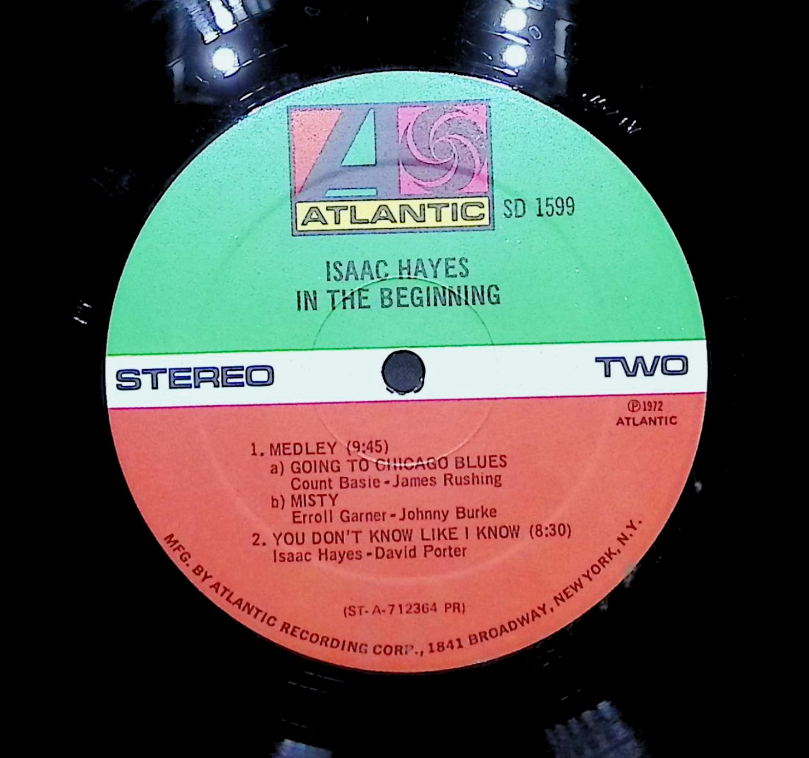 Isaac Hayes In The Beginning 1972 LP Funk / Soul Side ONE & TWO — image 2