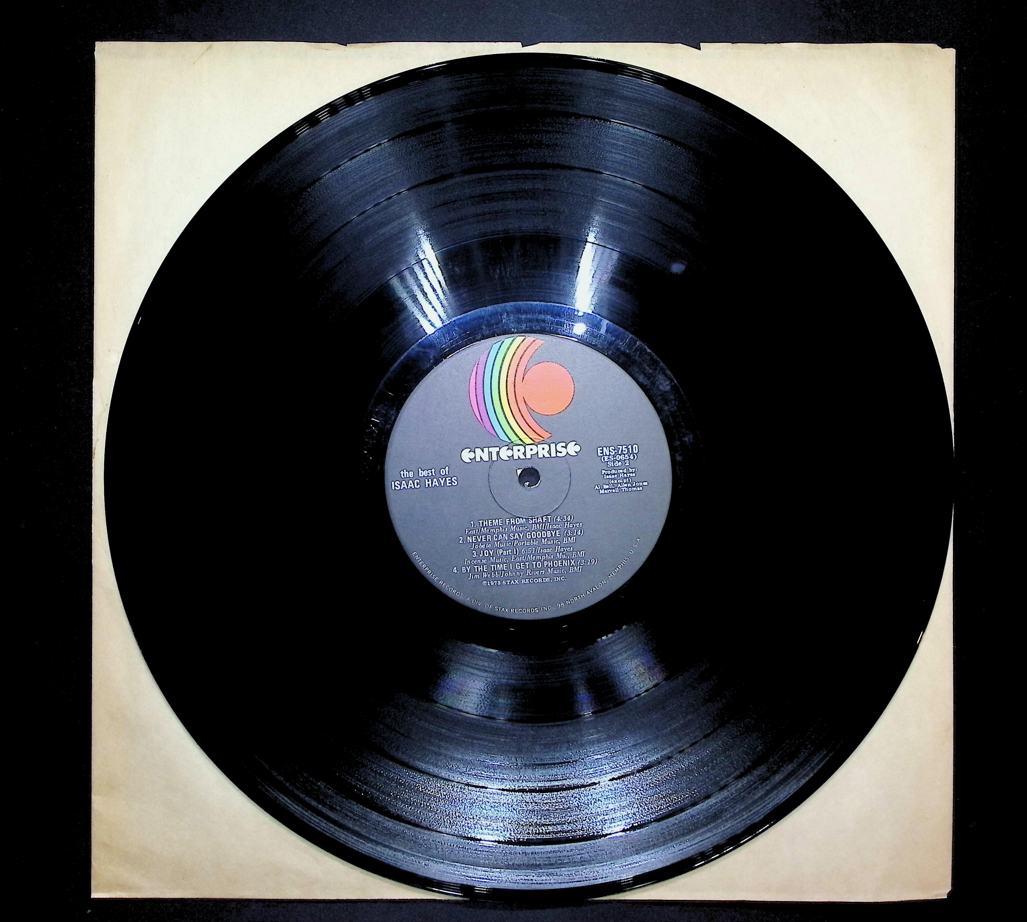 The Best Of Isaac Hayes 1974 LP Funk / Soul Side 1 & 2