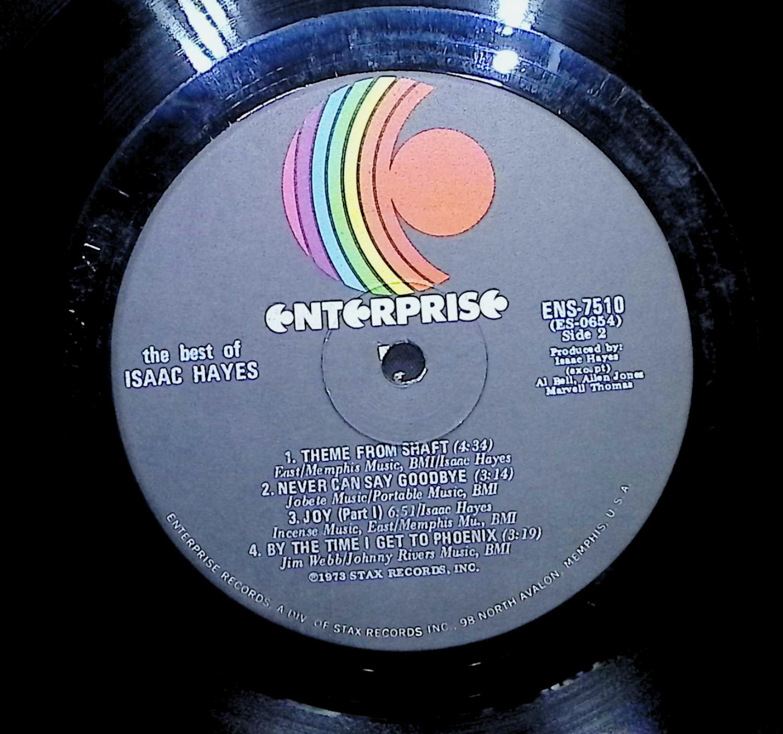 The Best Of Isaac Hayes 1974 LP Funk / Soul Side 1 & 2 — image 2