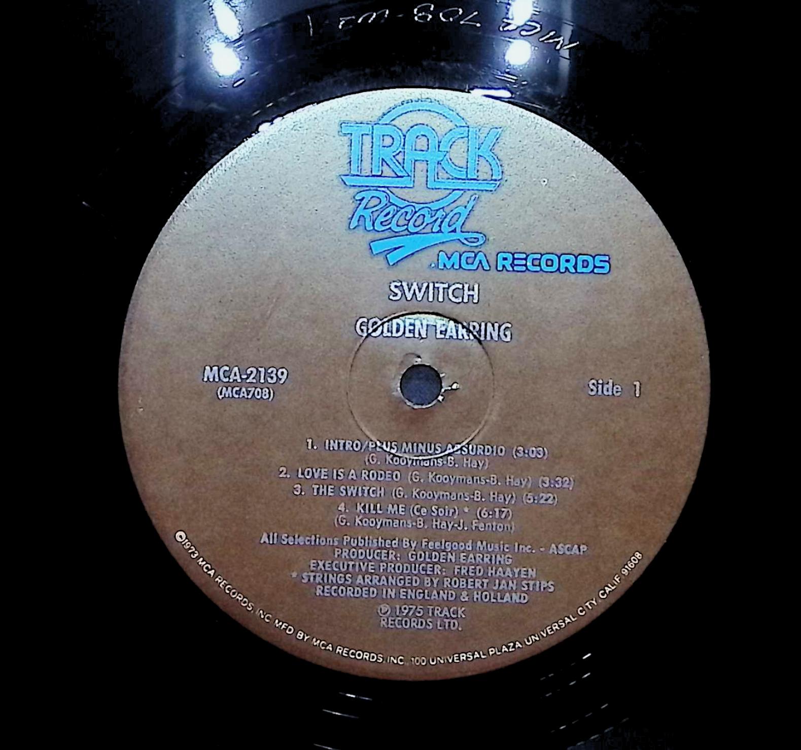Golden Earring Switch 1975 LP Rock Side 1 & 2  — image 2
