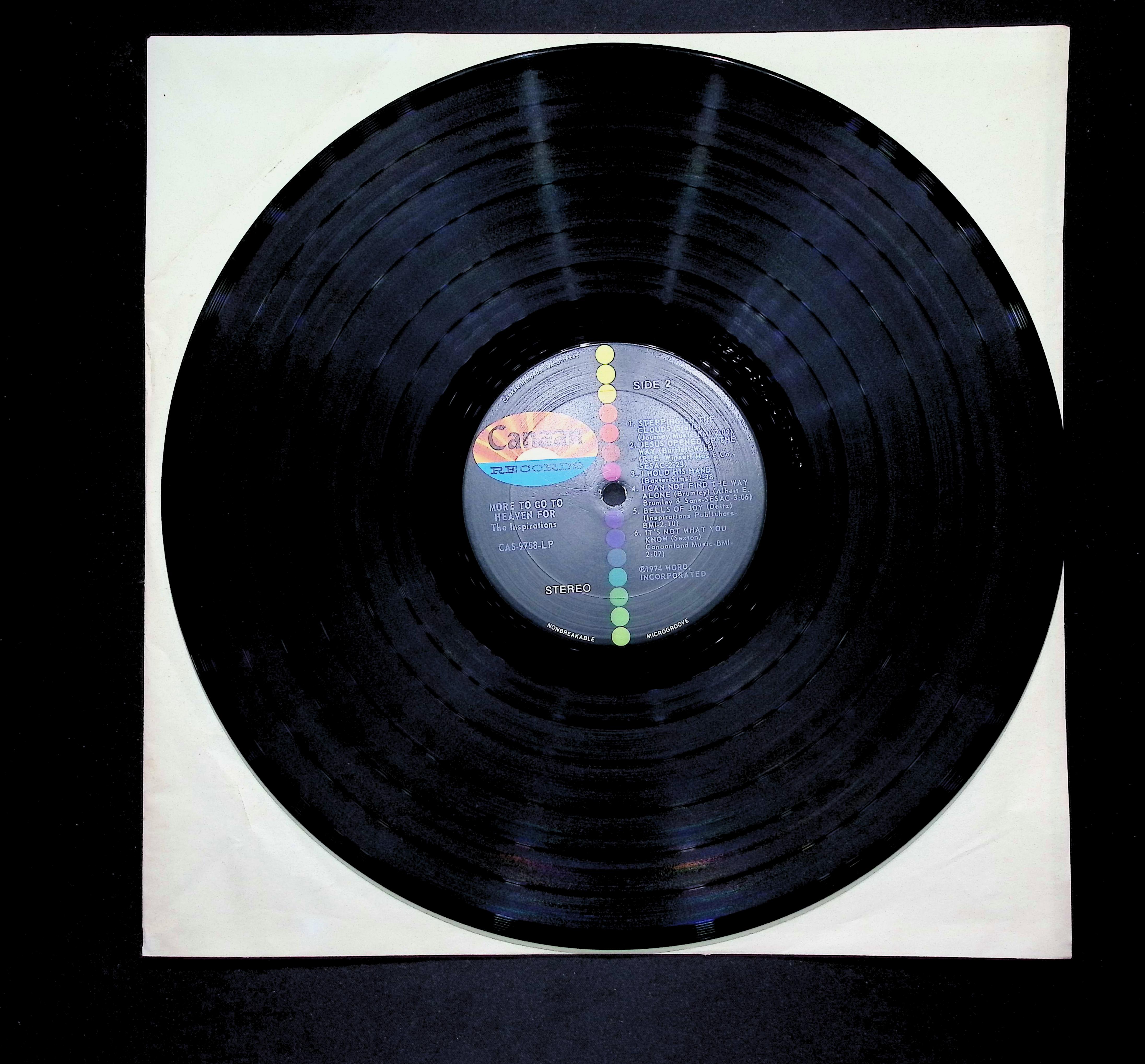 The Inspirations More To Go To Heaven For LP 1974 — image 4