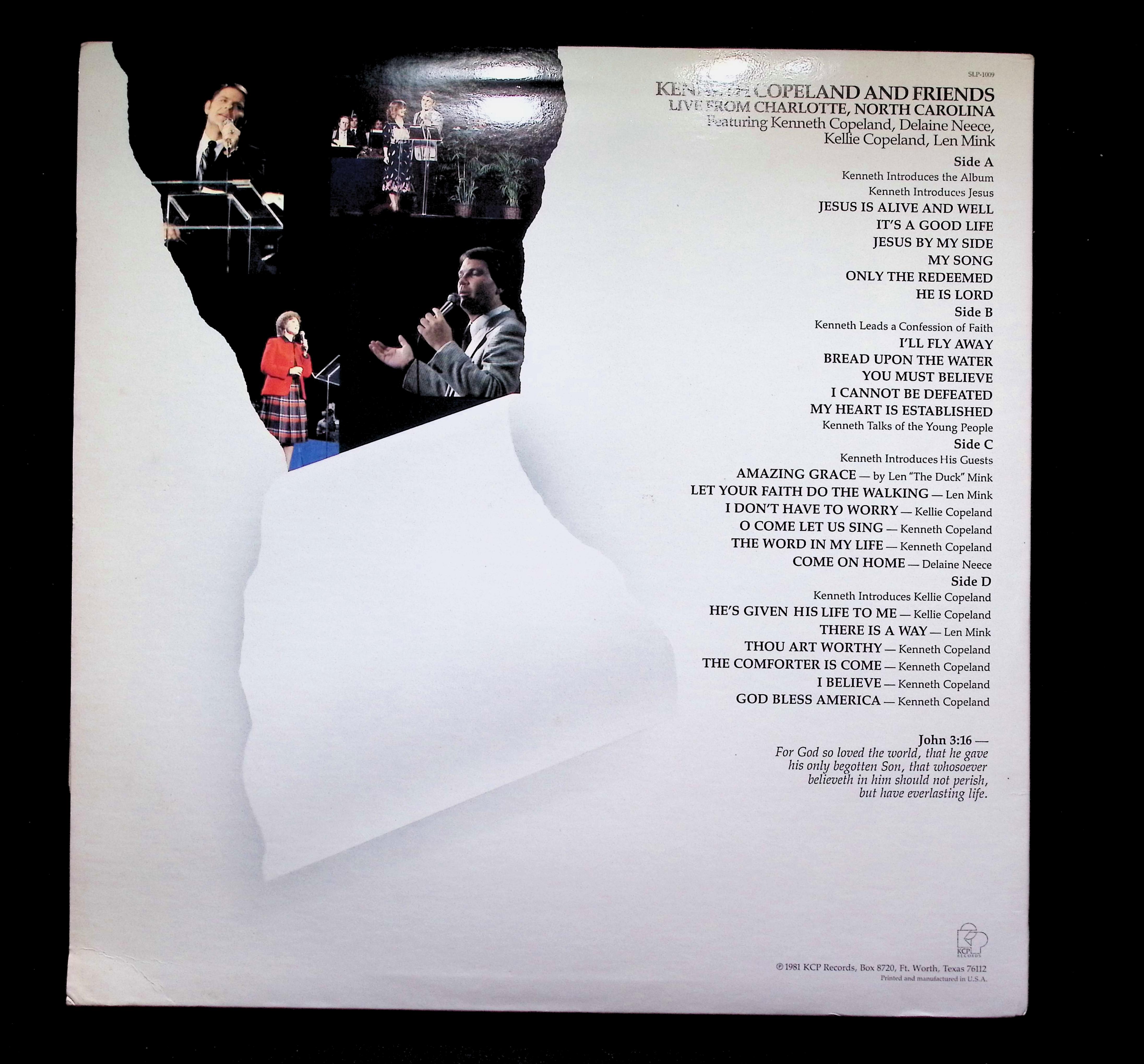 Kenneth Copeland And Friends Live LP 1981 — image 2
