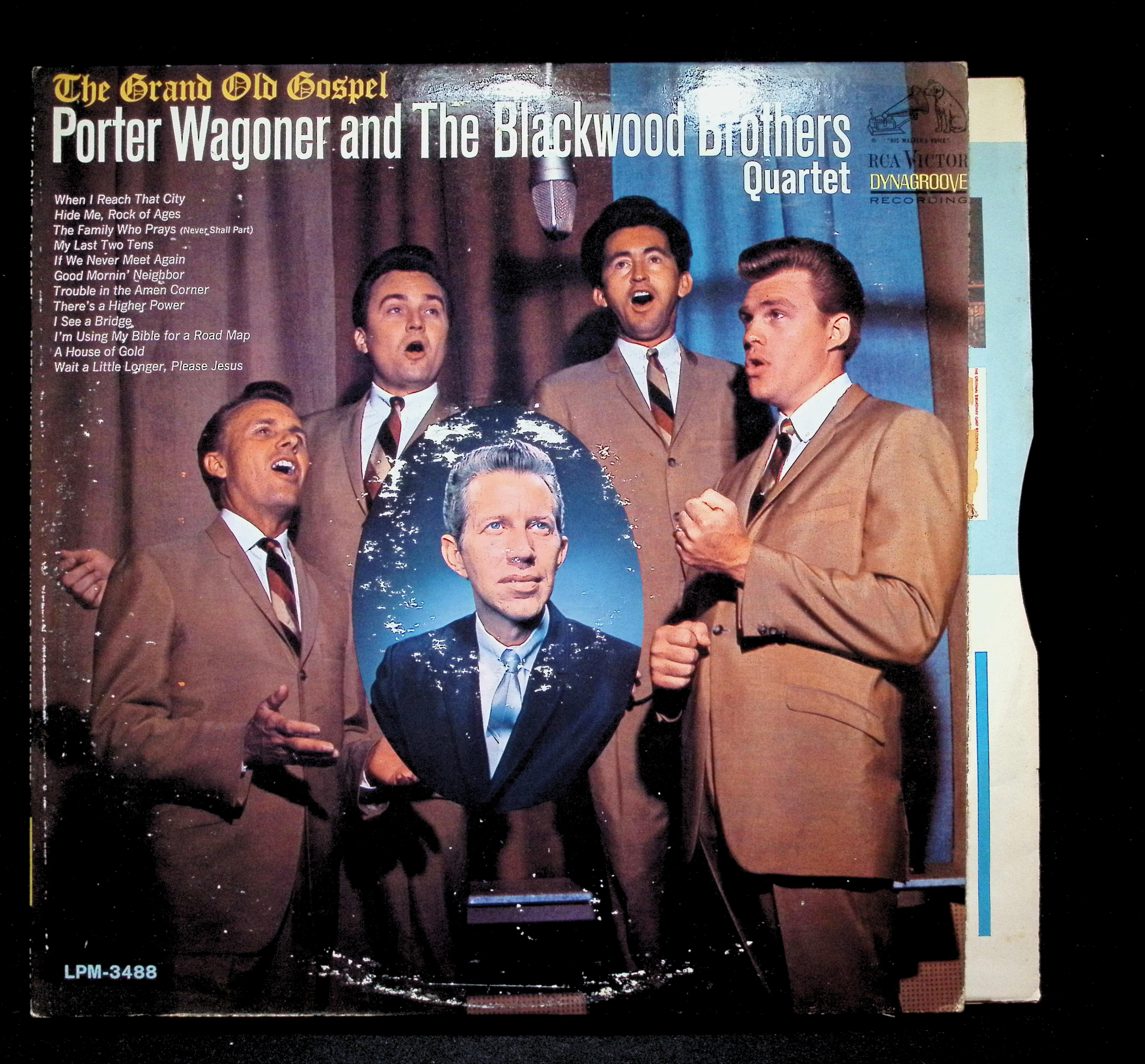 Porter Wagoner Grand Old Gospel LP 1966Mono — image 3