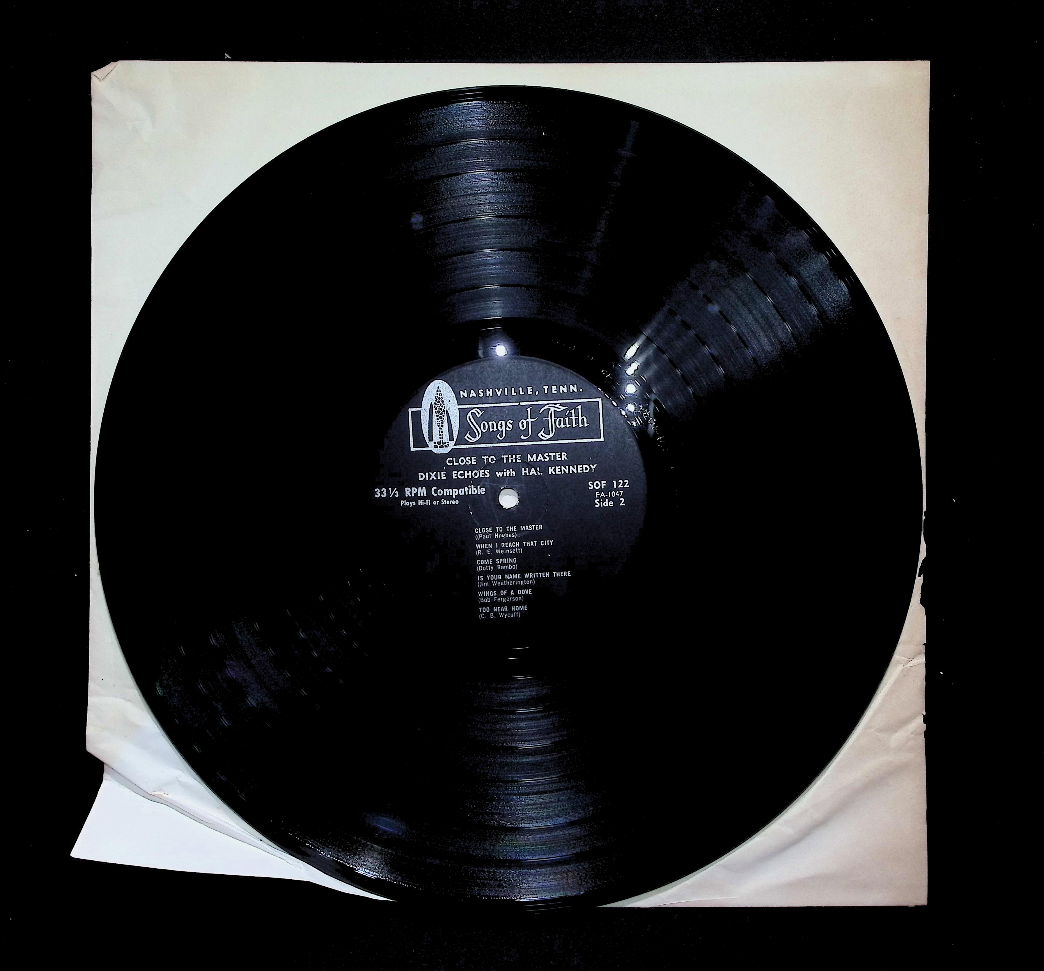 The Dixie Echoes Close To The Master LP 1964 — image 4