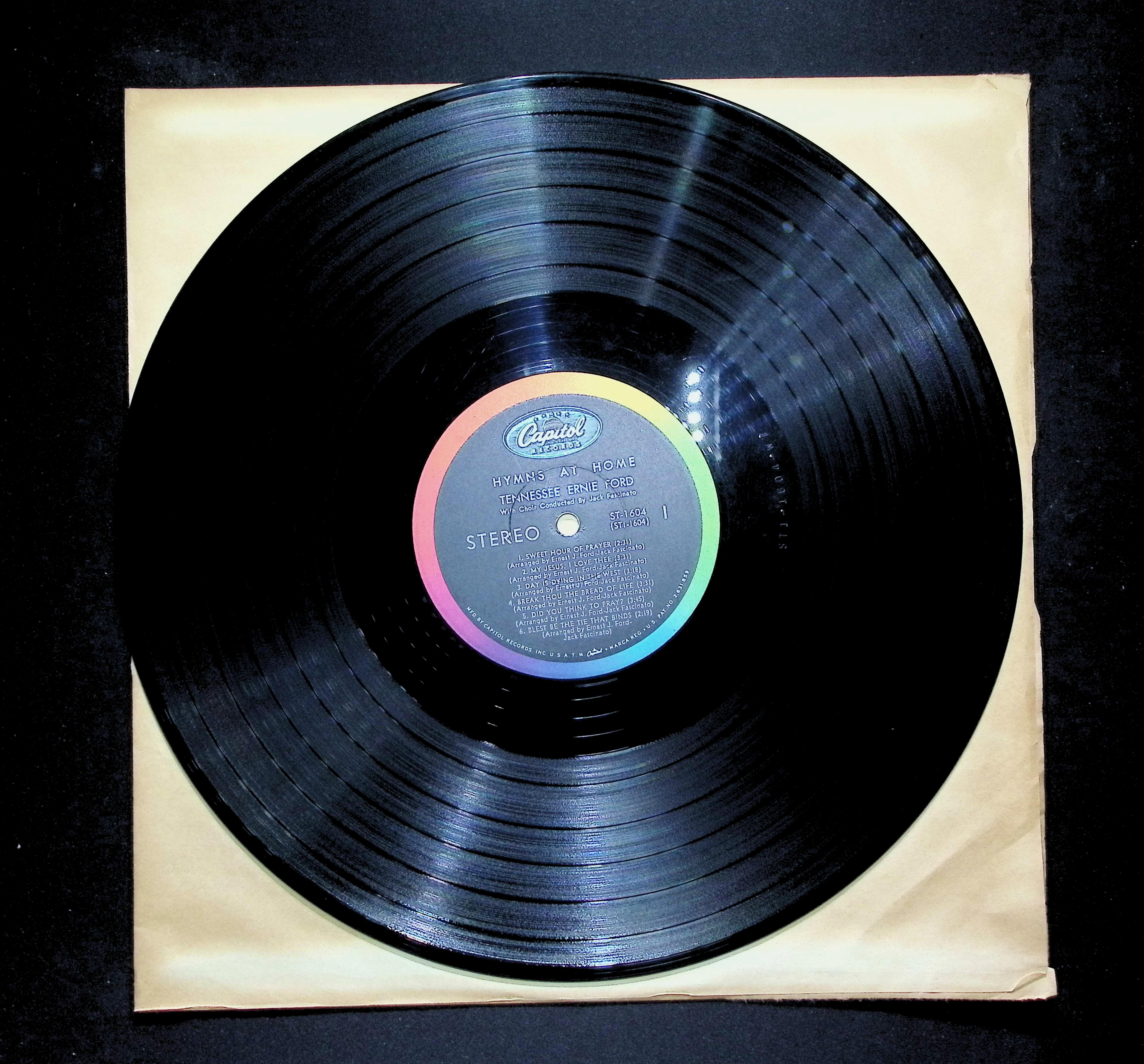 Tennessee Ernie Ford Hymns At Home LP 1961 — image 5