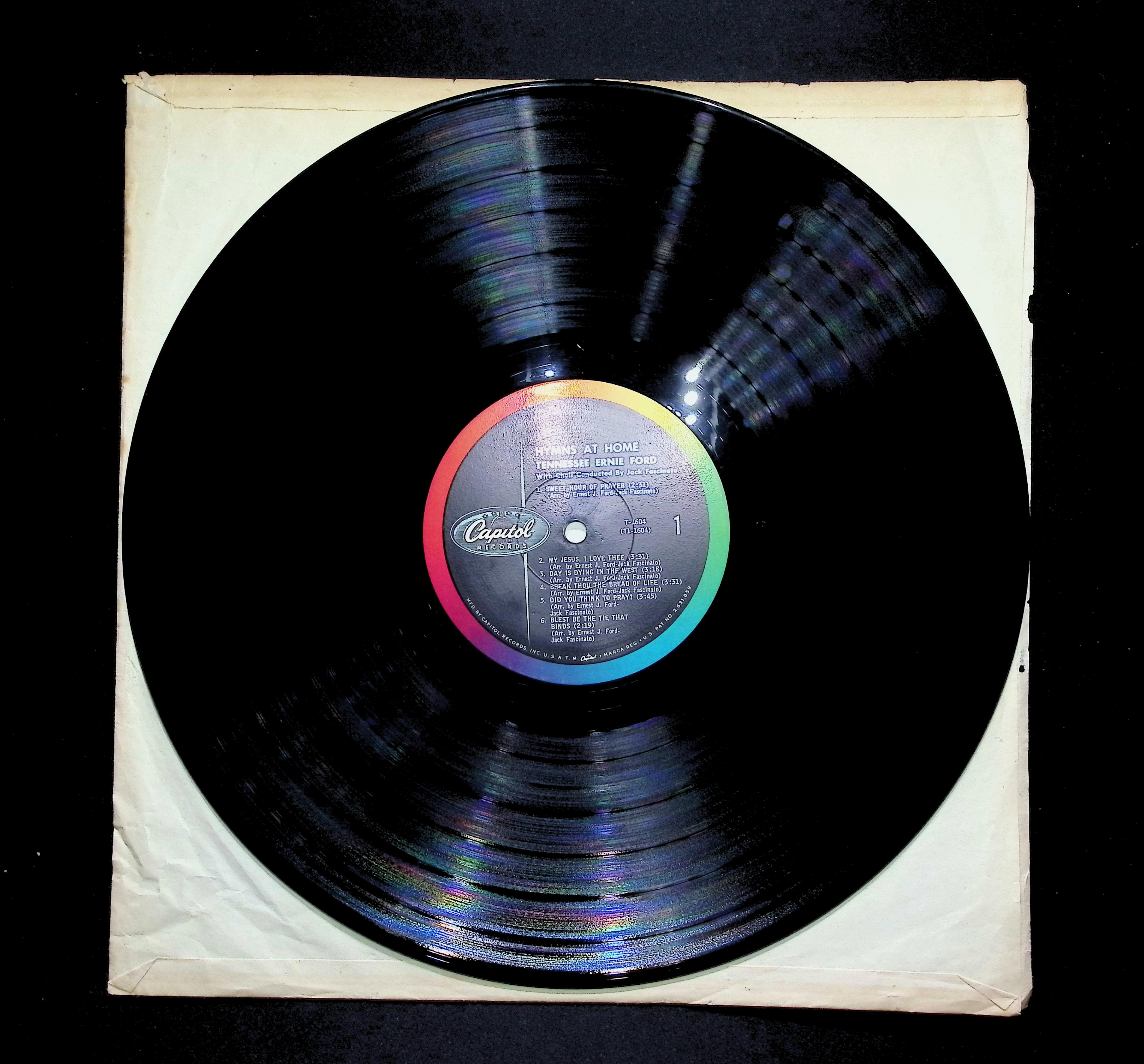 Tennessee Ernie Ford Hymns At Home LP 1961 — image 4