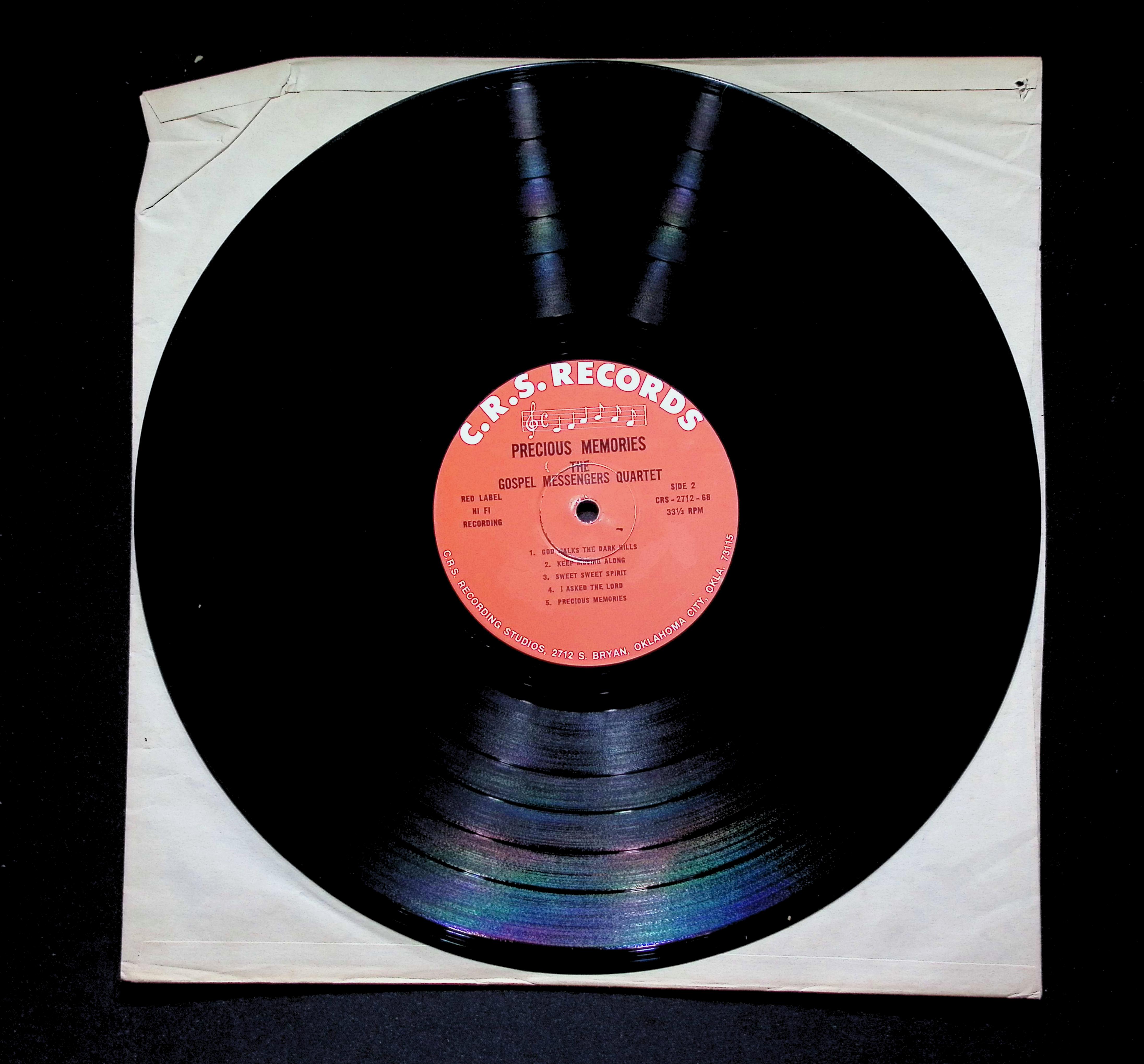 The Gospel Messengers Quartet PrecioMemories LP — image 5