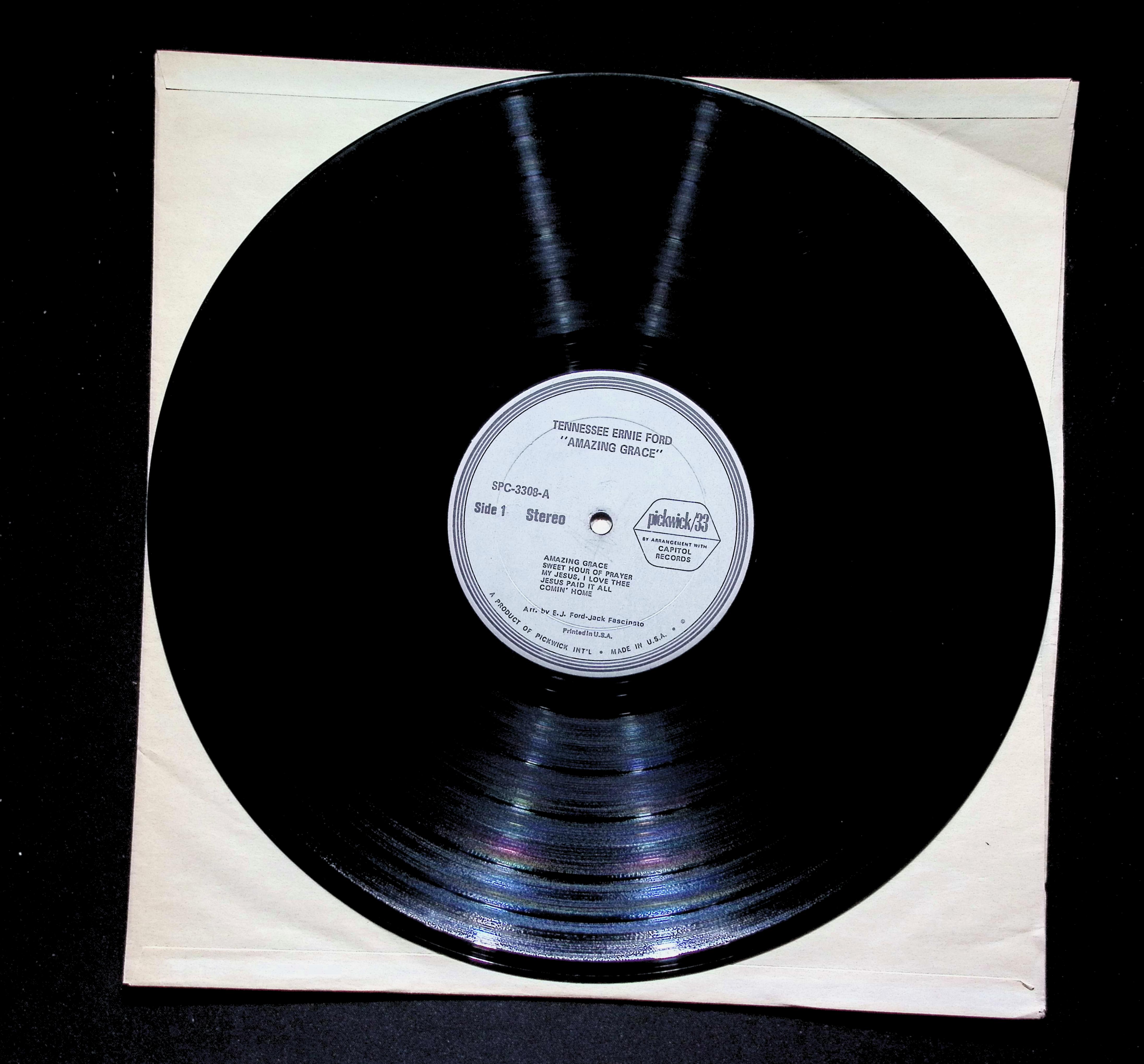 Tennessee Ernie Ford Amazing Grace LP — image 5
