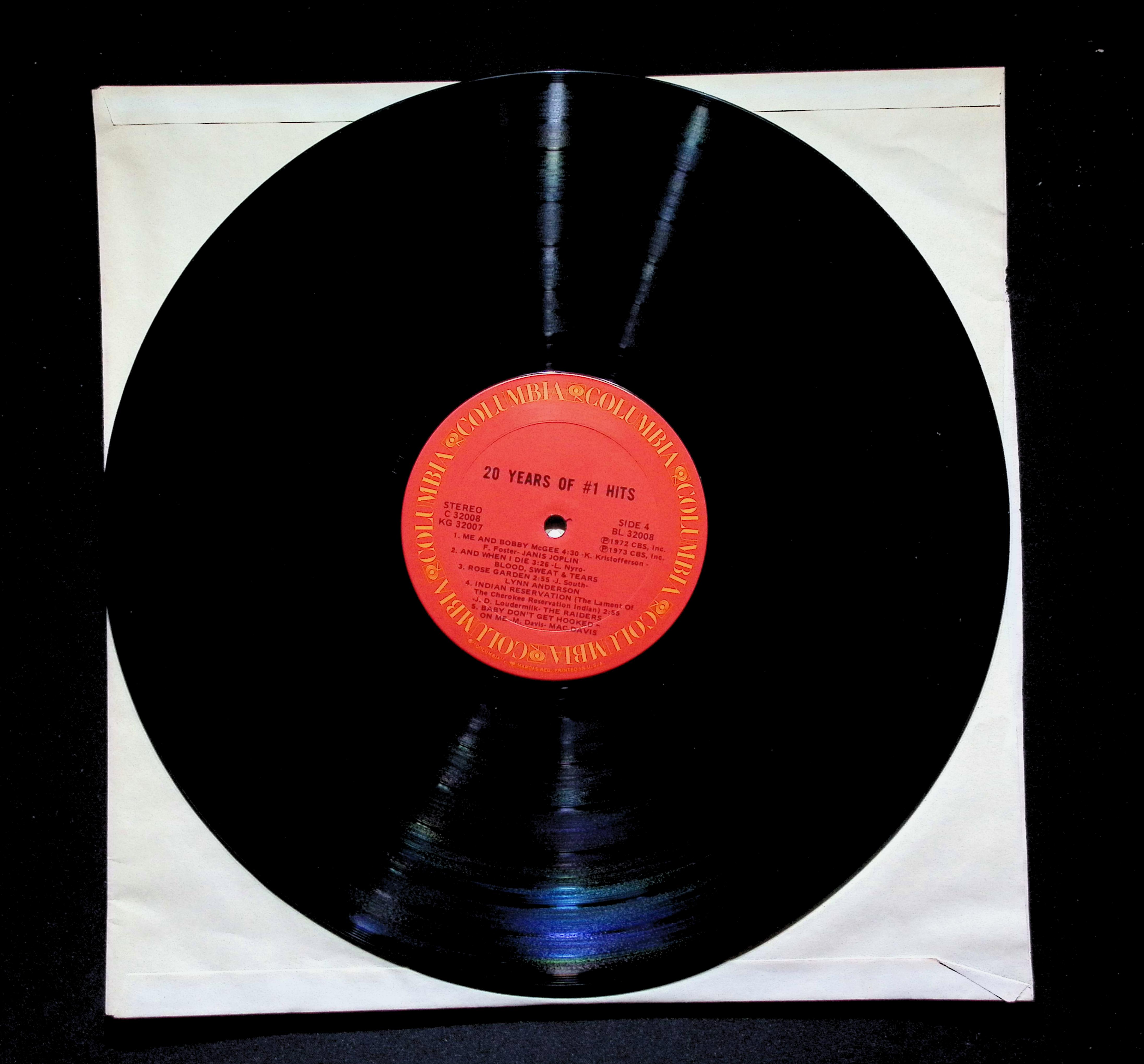 Various Artists 20 Years of #1 Hits 1973 C 32008 Pop Oldies LP — image 5