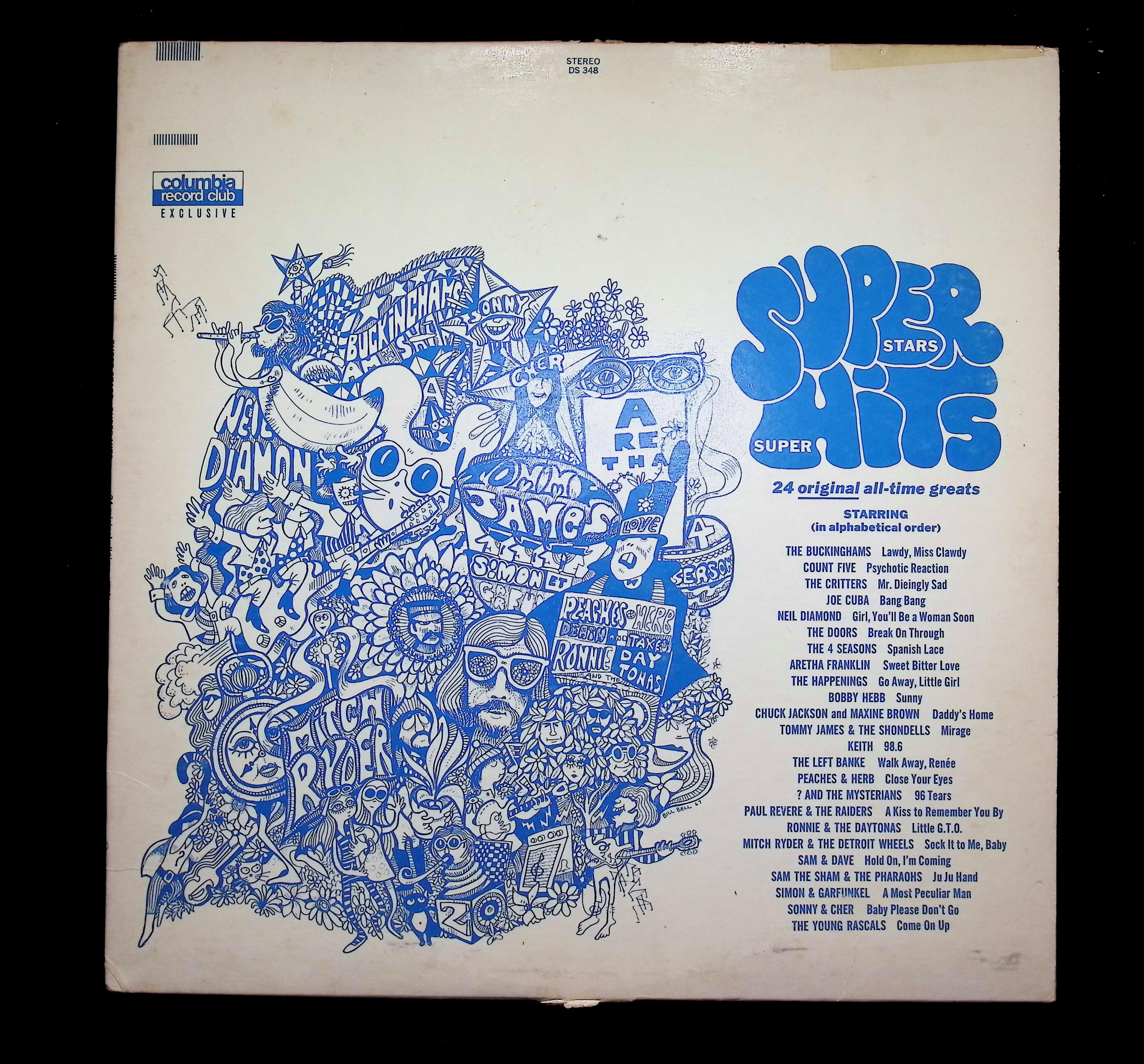 Various Artists SUPERstars SuperHITS 1973 DS 348 Pop Rock LP