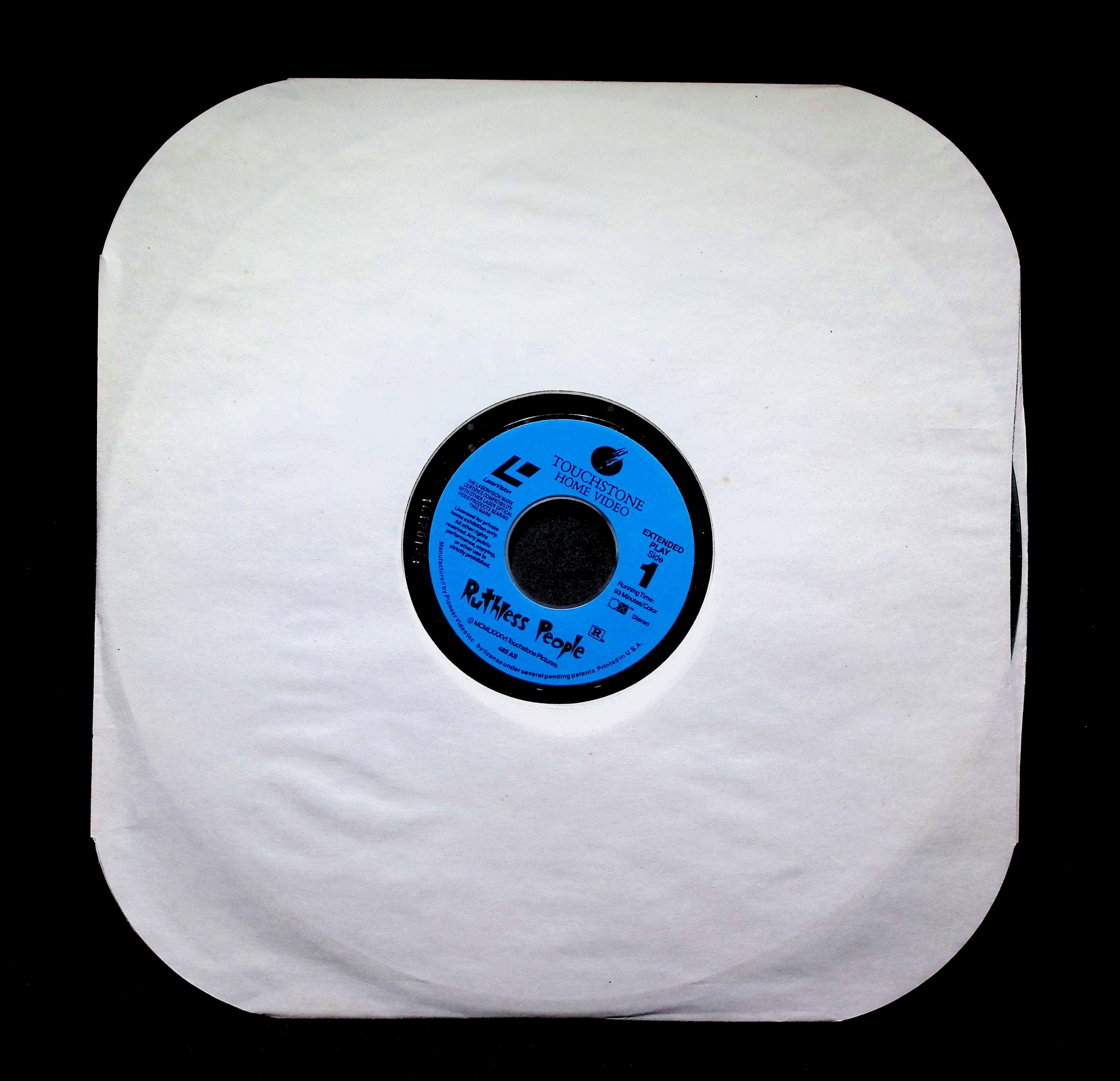 Ruthless People LaserDisc (1986) - Danny DeVito, Bette Midler - Touchstone Home — image 3