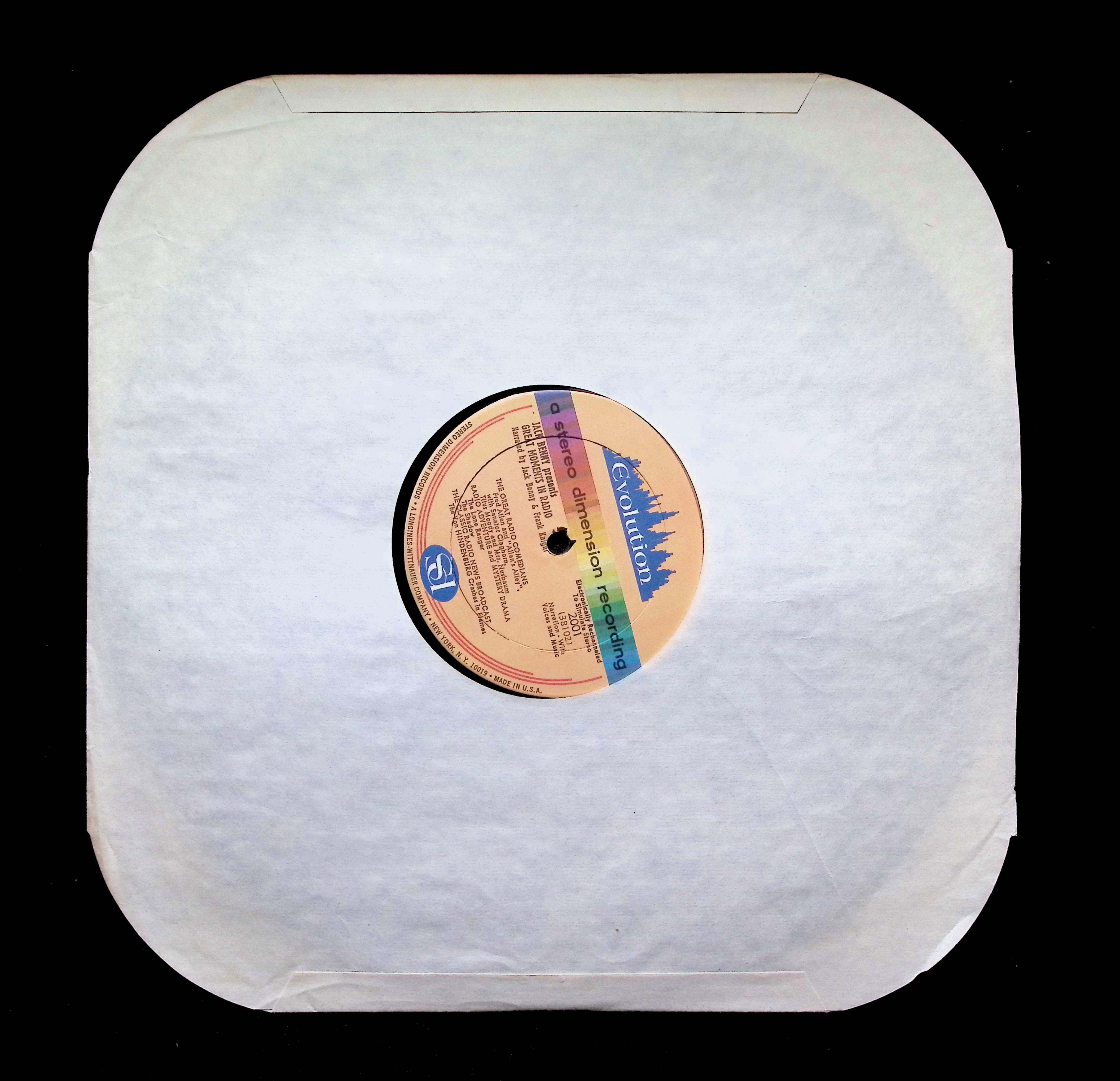 Jack Benny Great Moments In Radio LP 1969 — image 3