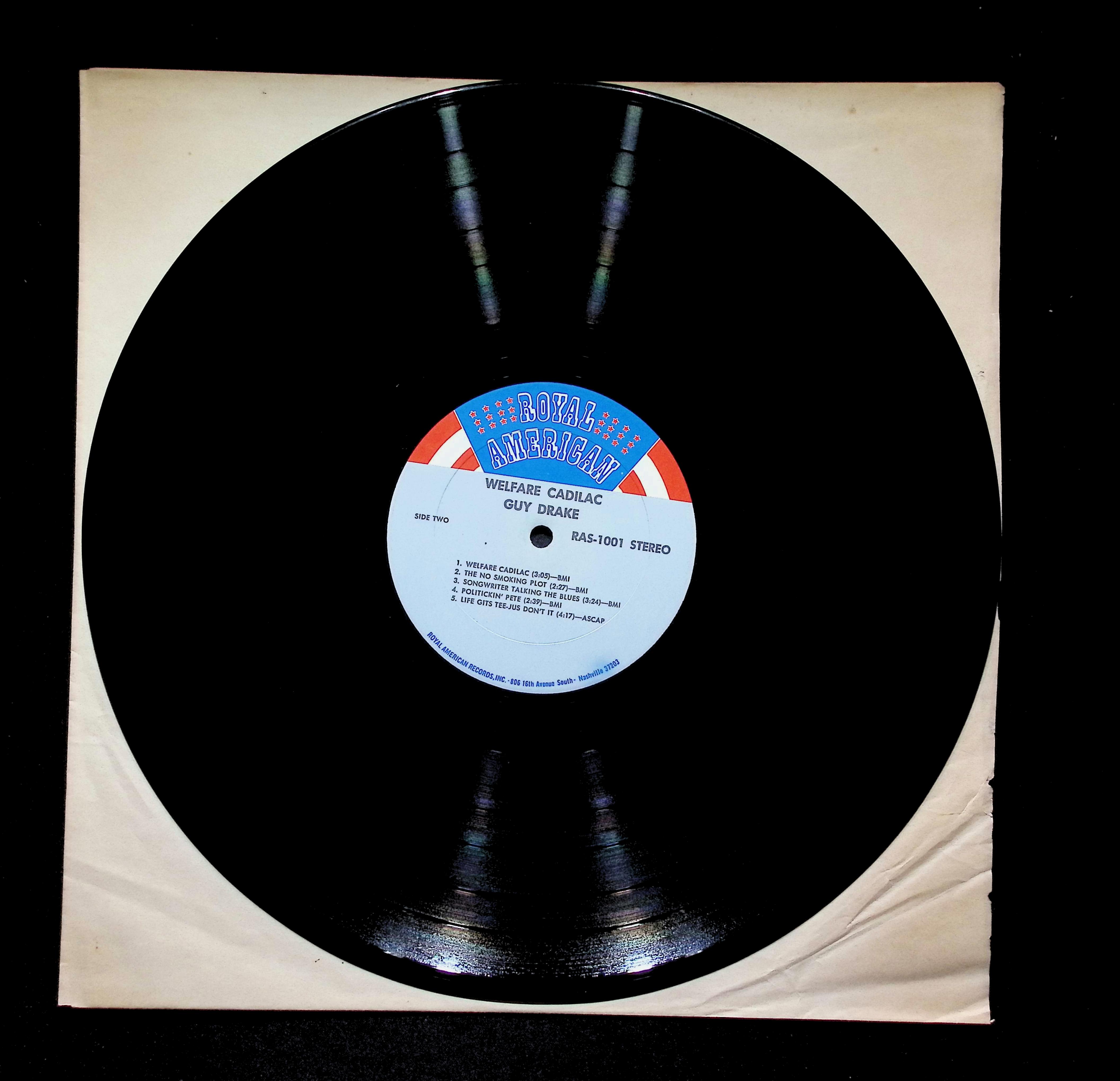 Guy Drake Welfare Cadilac LP 1970 — image 4