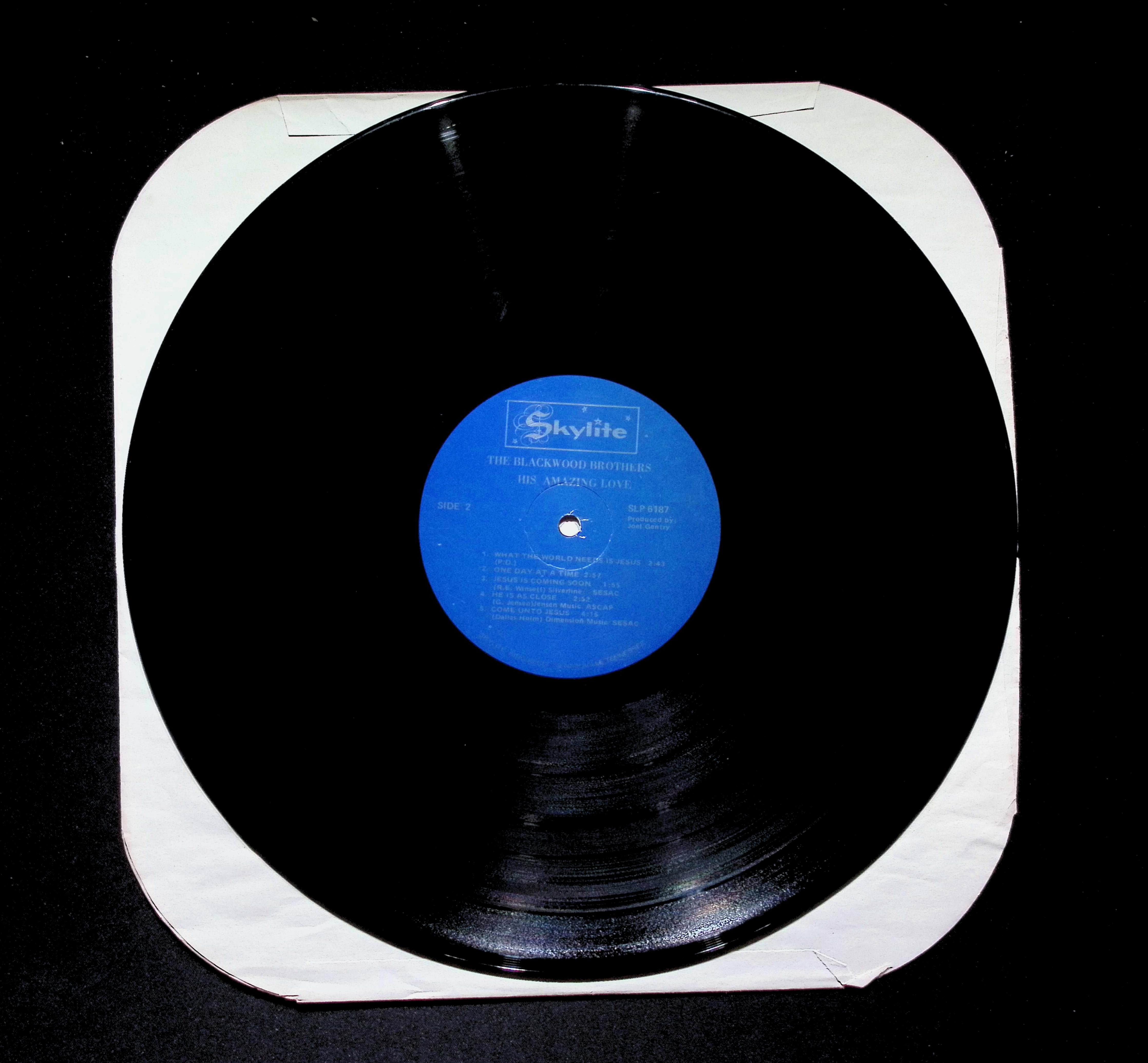 Blackwood Brothers His Amazing Love LP 1978 Skylite Gospel — image 4