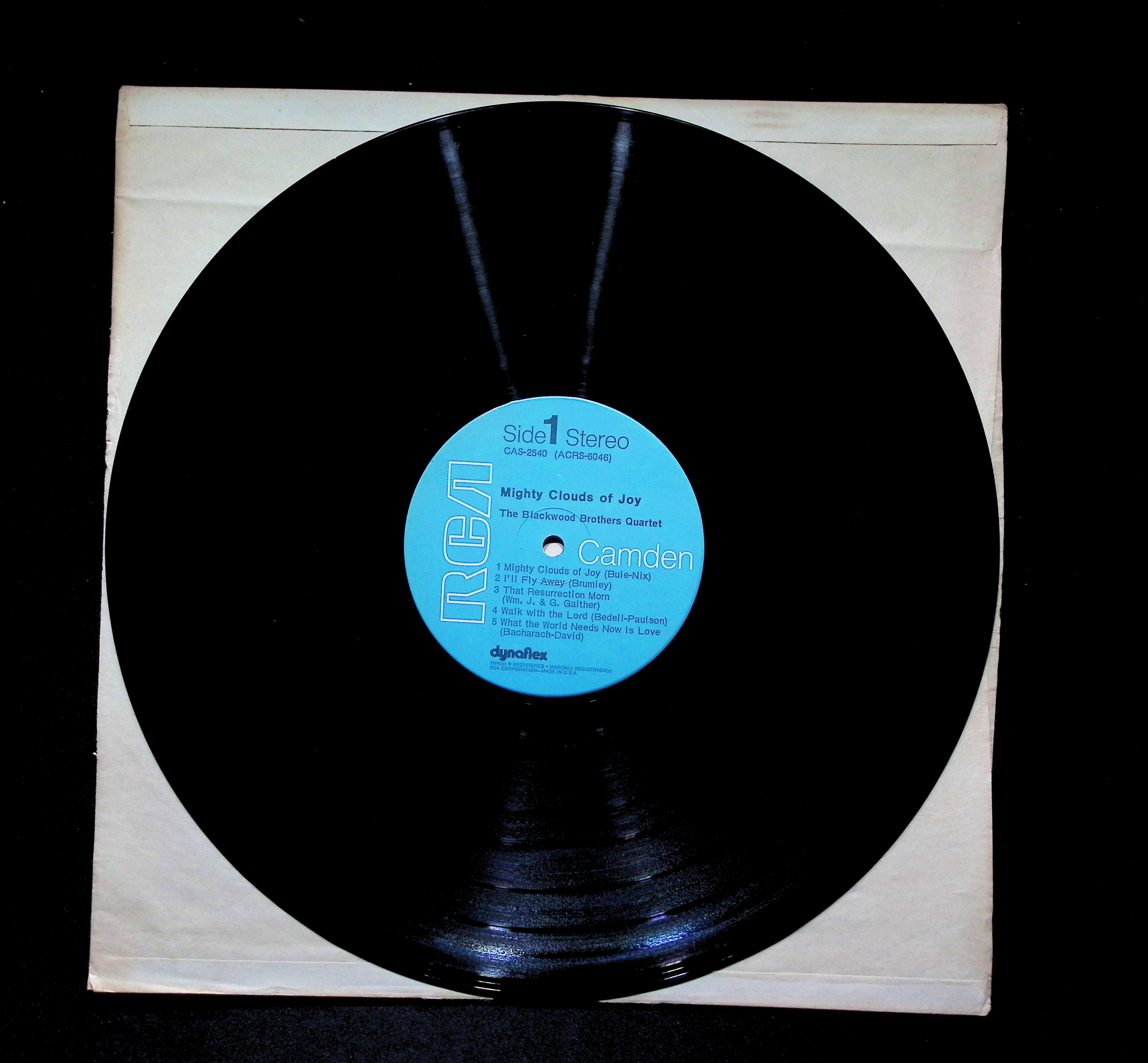 Blackwood Brothers Mighty Clouds LP 1972 RCA Camden Gospel — image 5