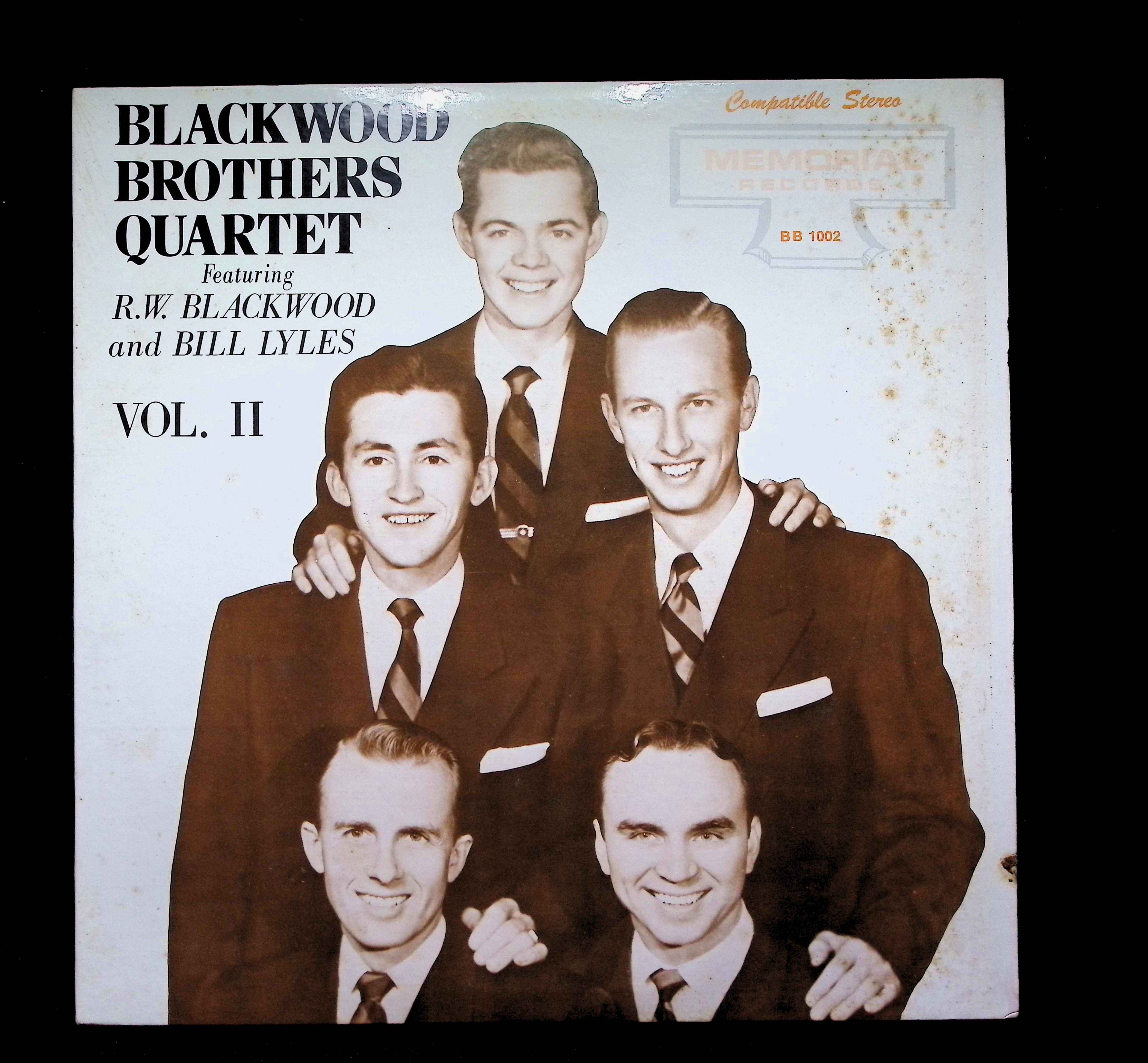 Blackwood Brothers Vol. II LP 1973 Memorial Gospel