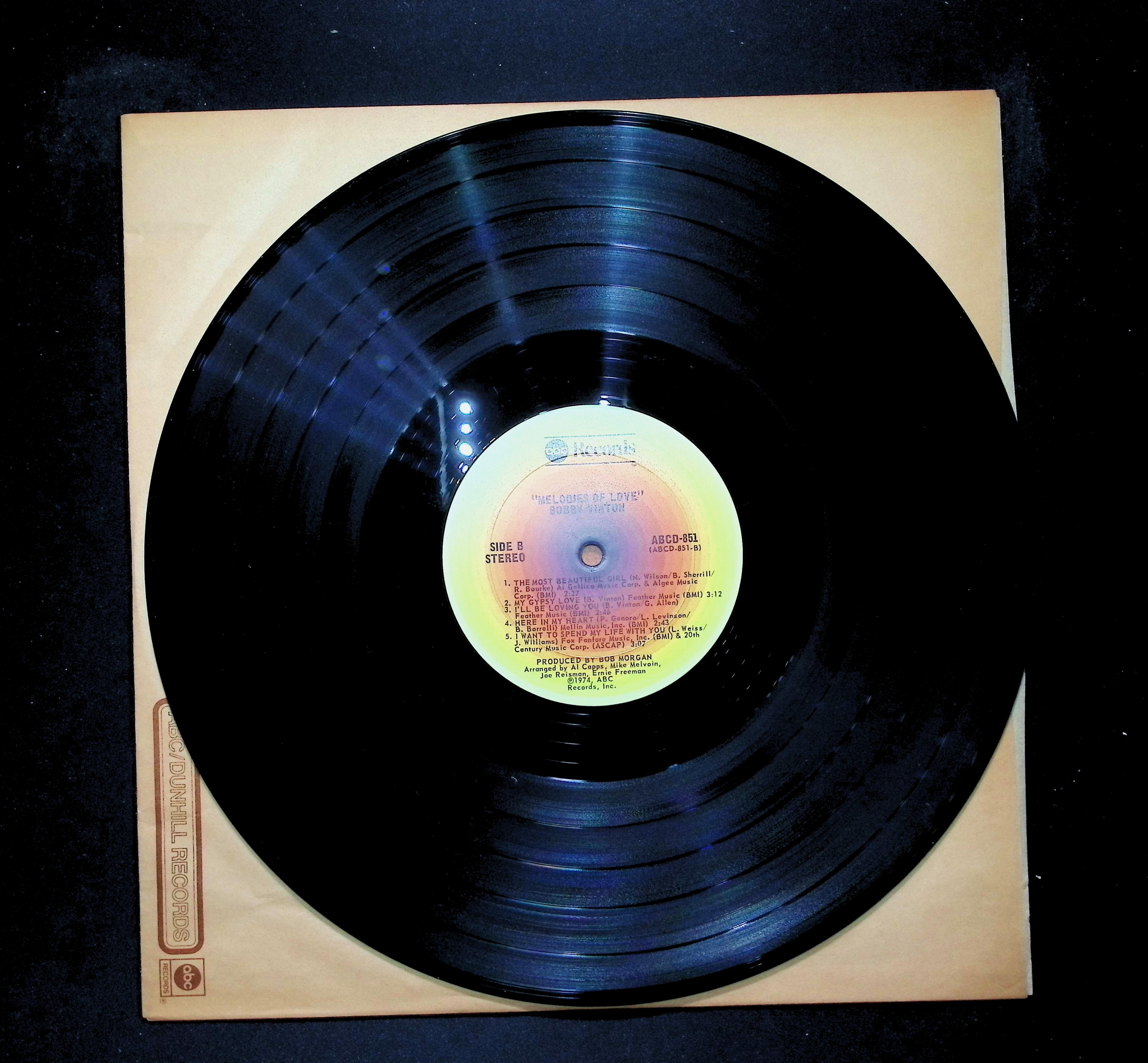 Bobby Vinton Melodies Of Love LP 1974 ABC Records Pop — image 5