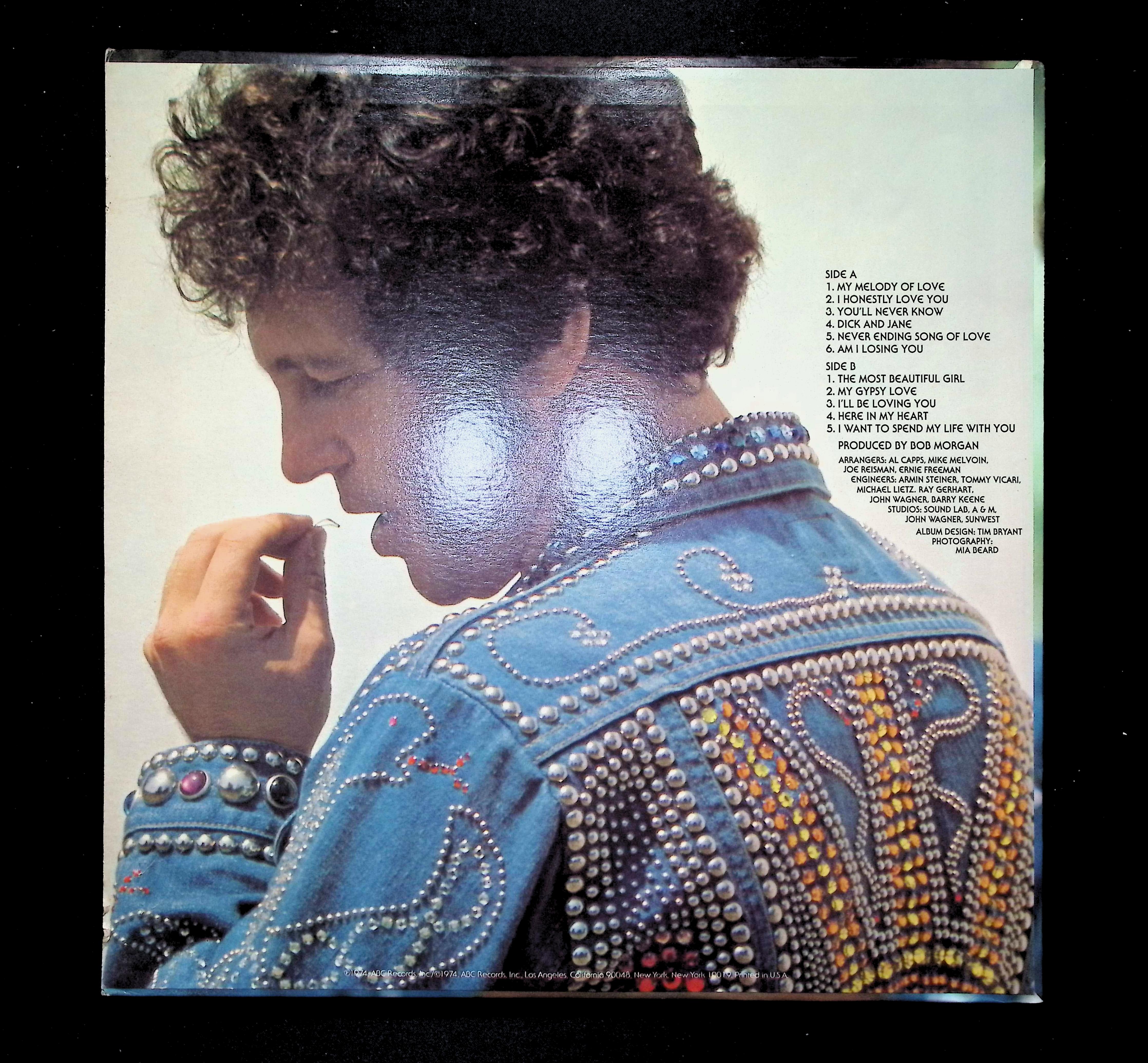 Bobby Vinton Melodies Of Love LP 1974 ABC Records Pop — image 2