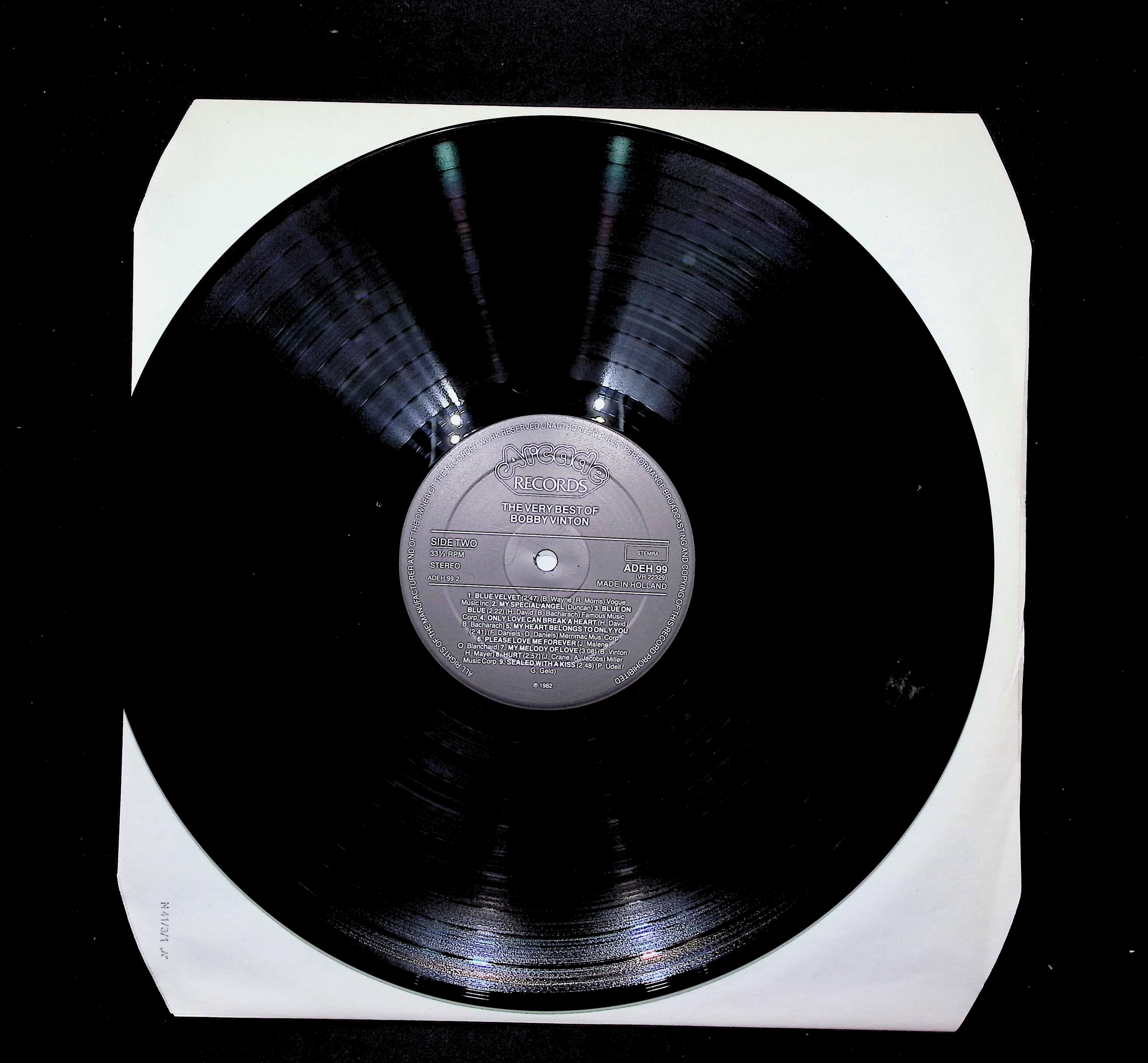 Bobby Vinton Very Best LP 1982 Arcade Pop Compilation — image 5