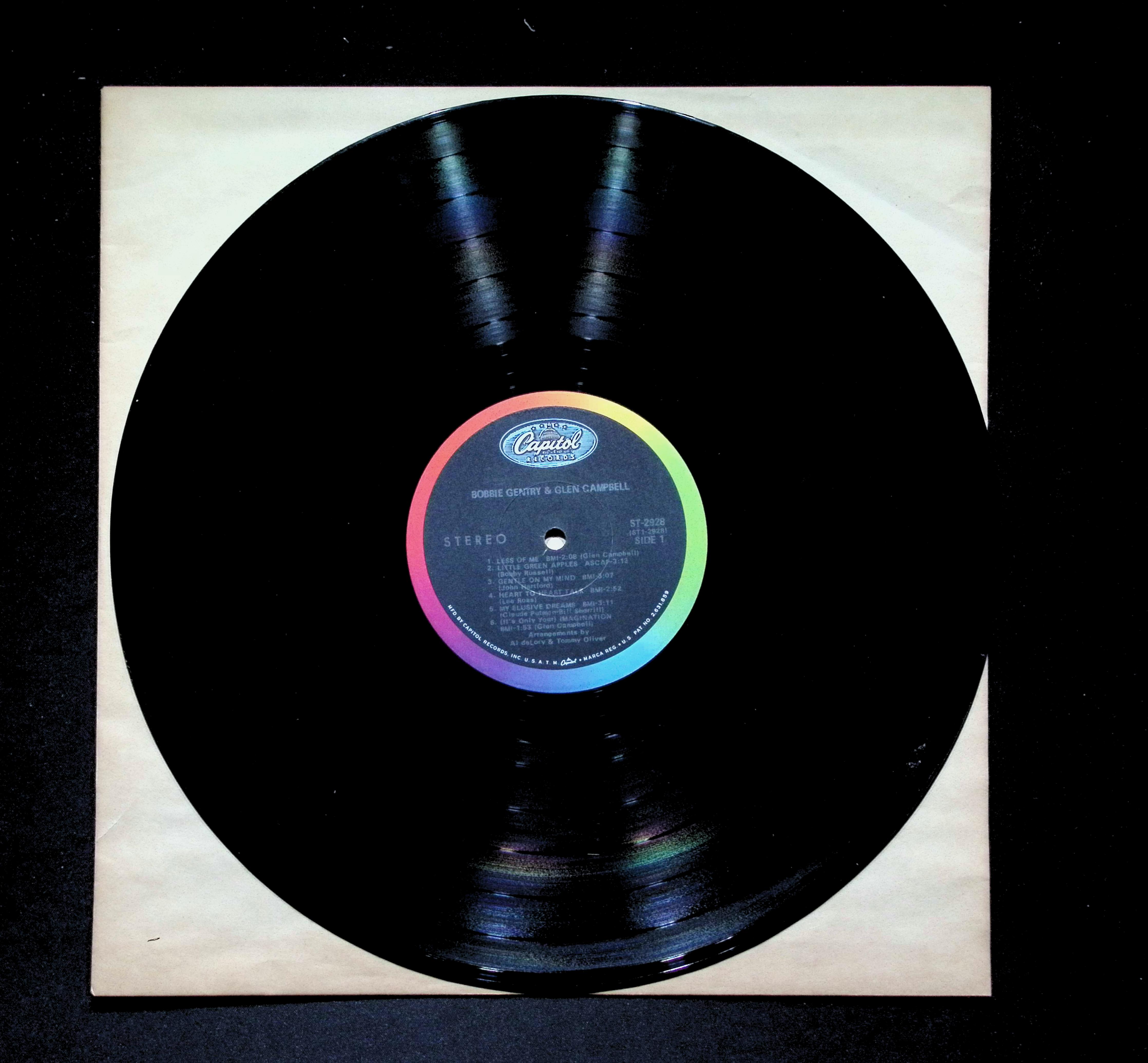 Bobbie Gentry & Glen Campbell LP 1968 Capitol Pop/Country — image 5