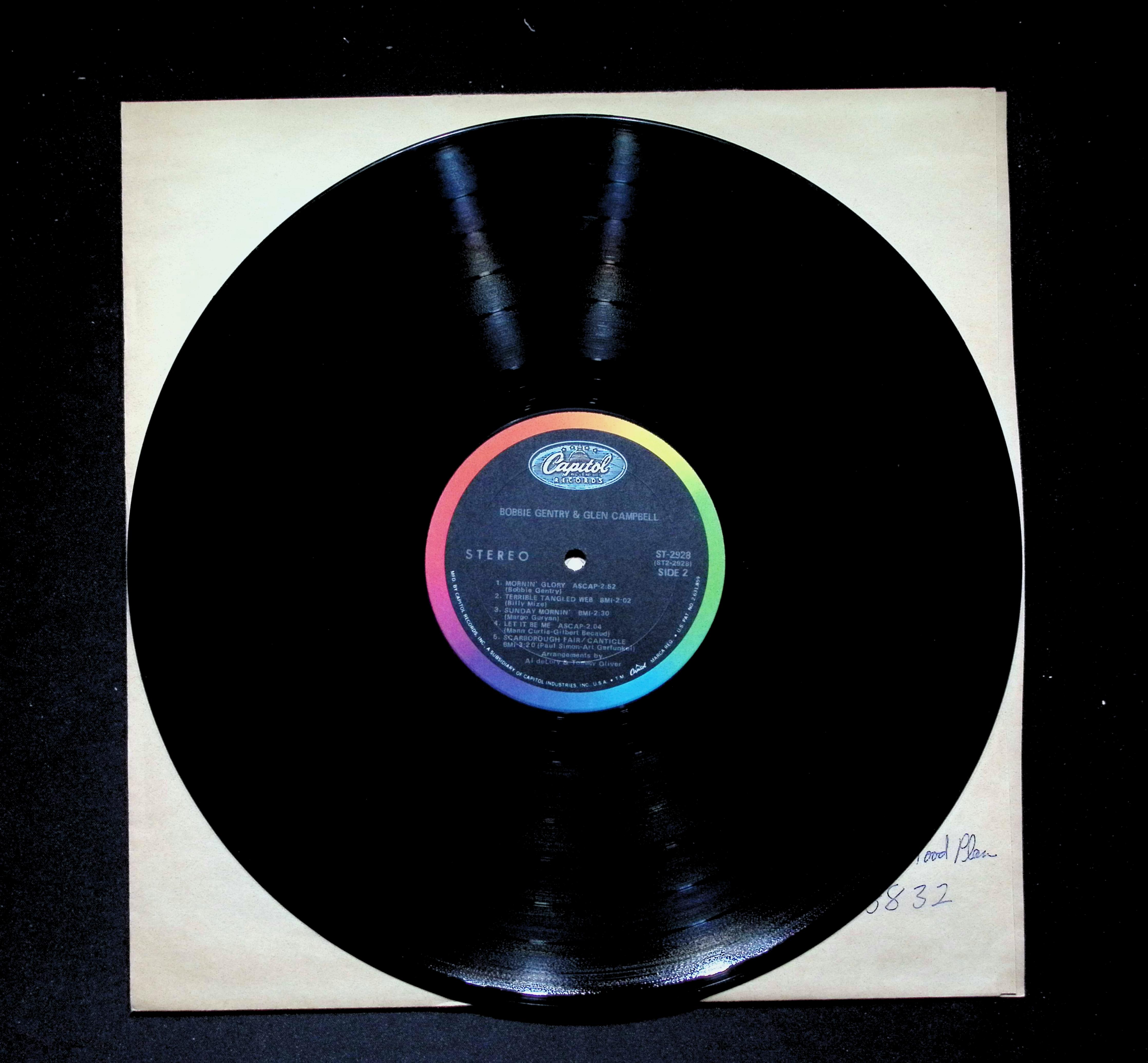 Bobbie Gentry & Glen Campbell LP 1968 Capitol Pop Country — image 4