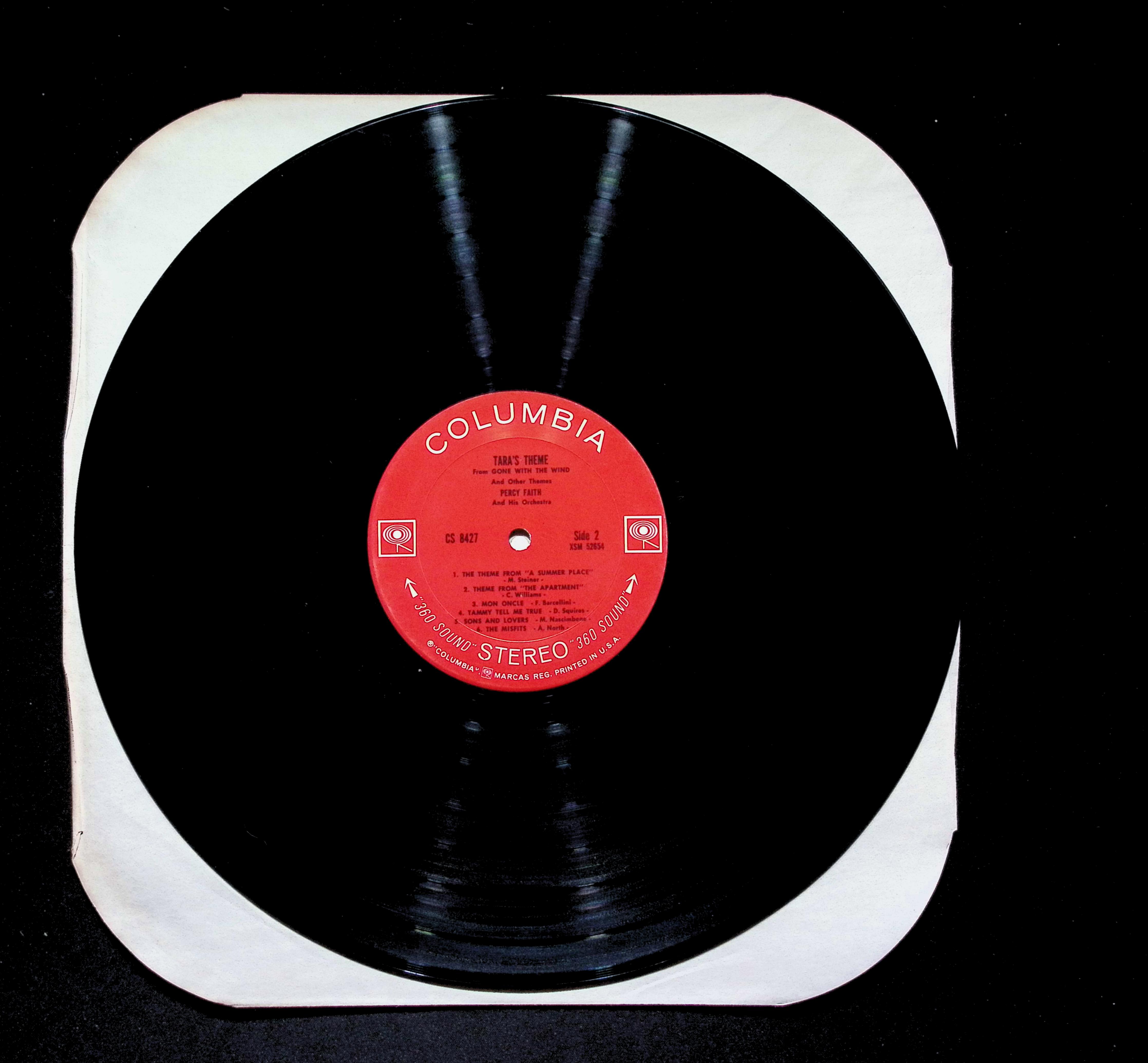 Percy Faith Tara's Theme LP 1961 Columbia Stage & Screen — image 5