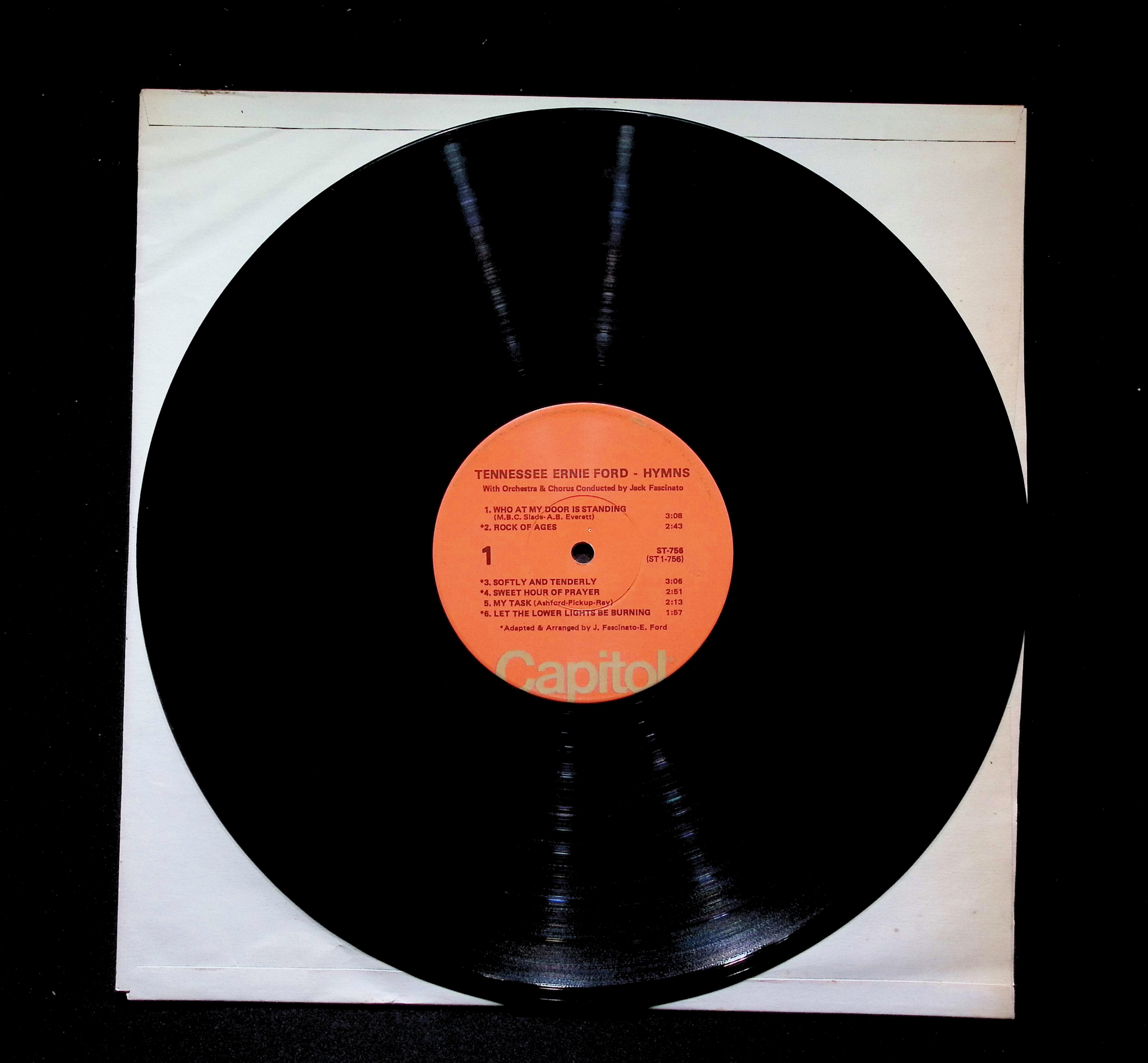 Tennessee Ernie Ford Hymns LP 0 Capitol Religious — image 4