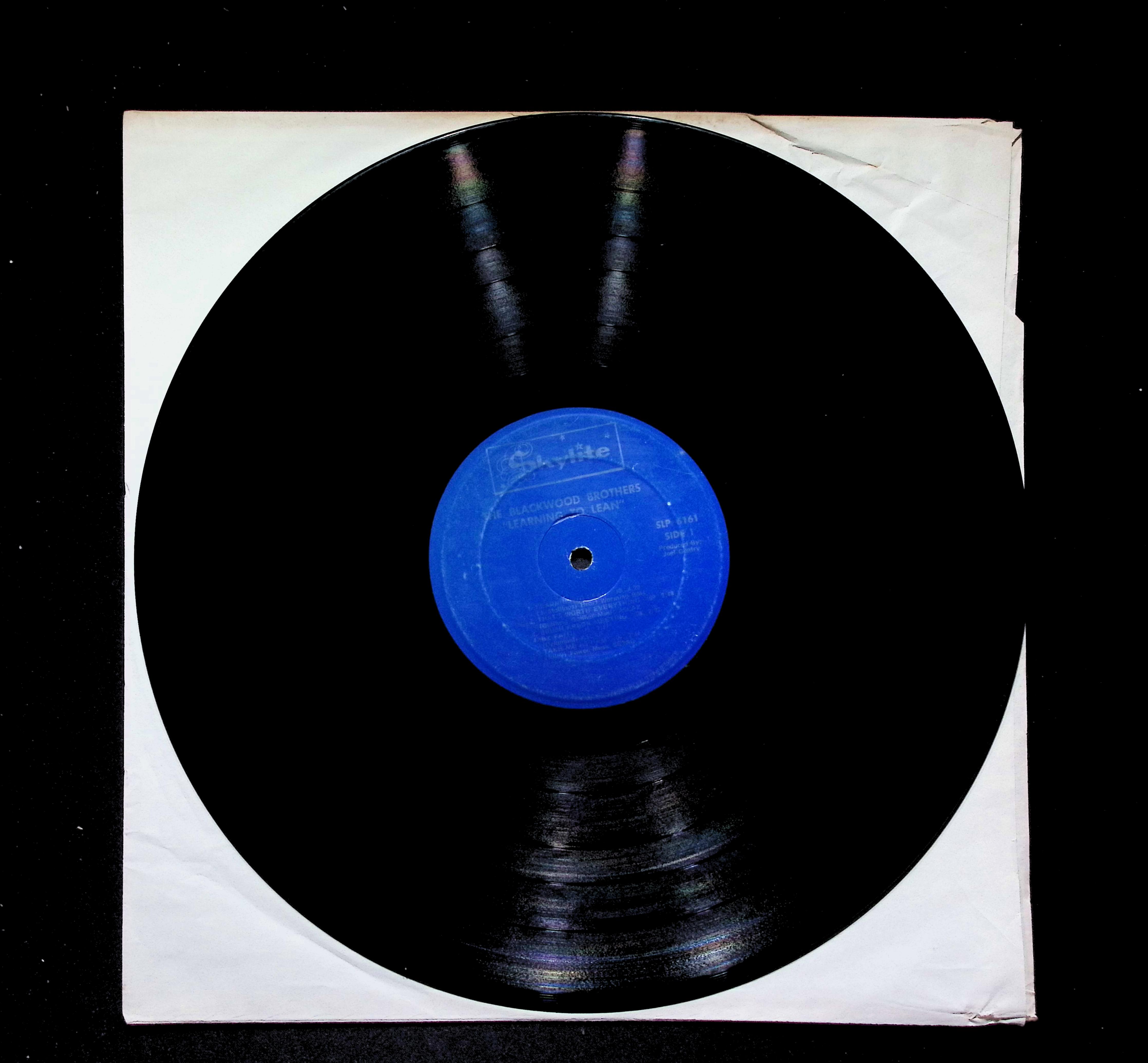 Blackwood Brothers Learning To Lean LP 1976 Skylite Gospel — image 4