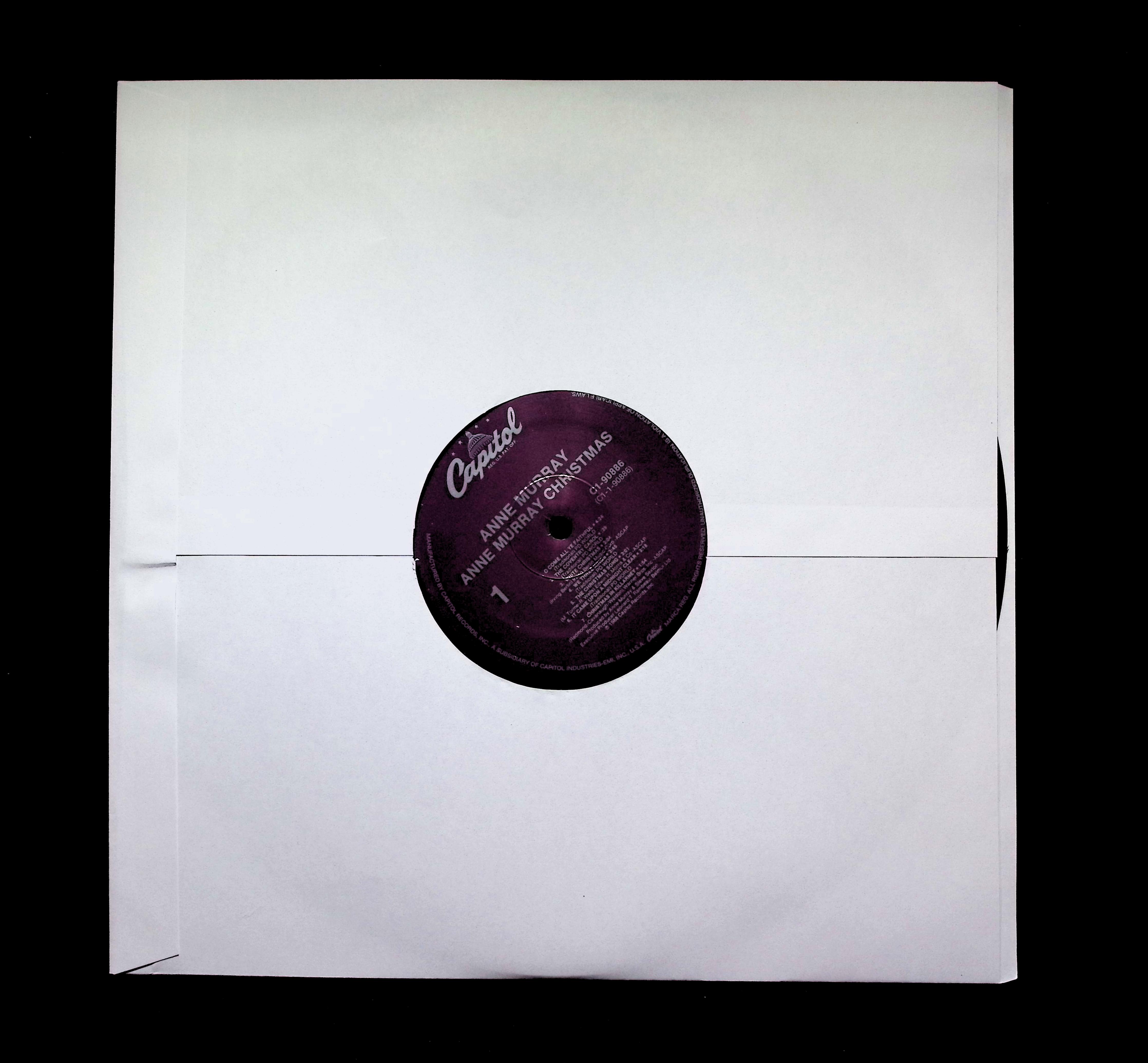 Anne Murray Christmas LP 1988 Capitol Records Pop Holiday — image 3