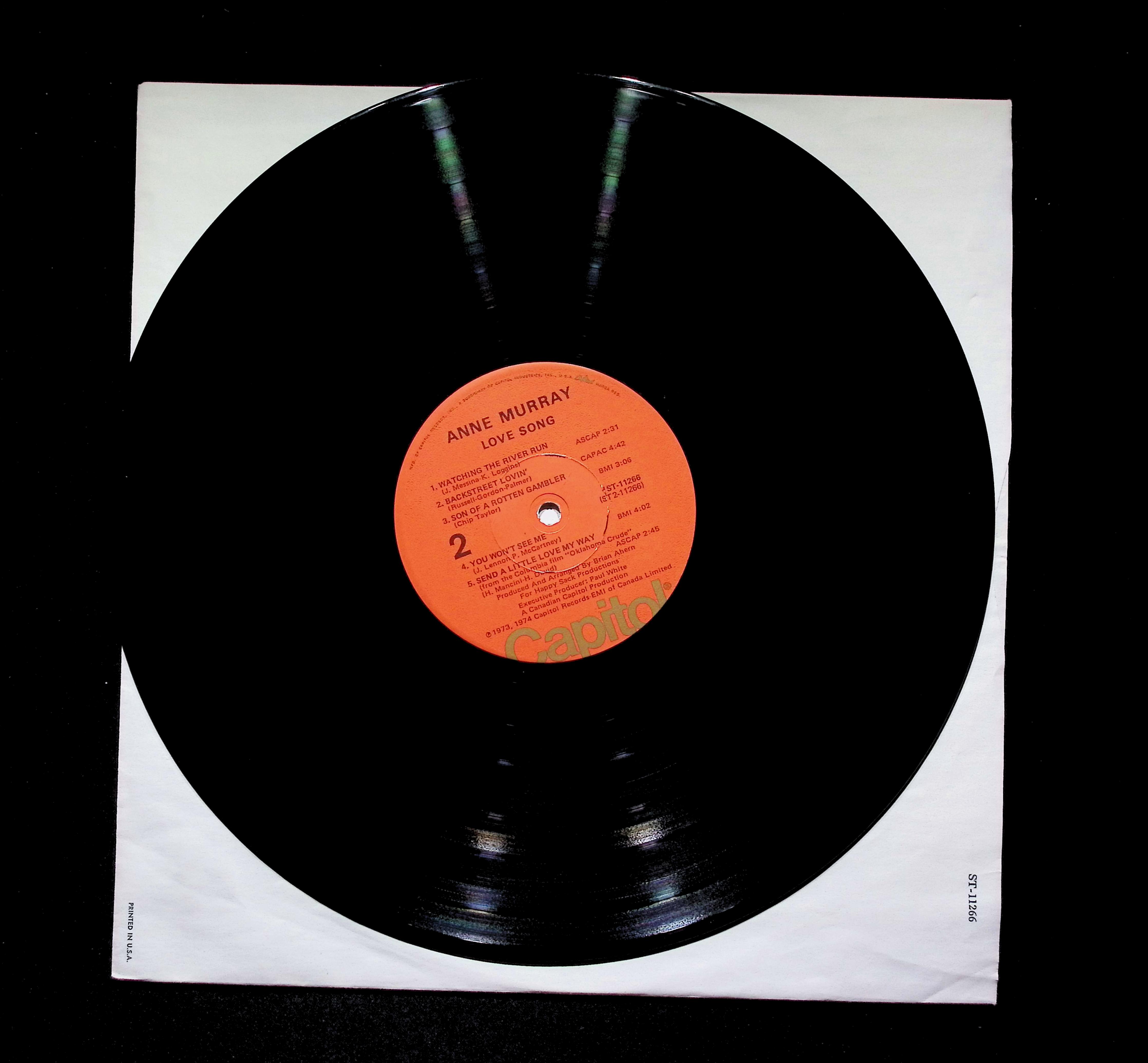 Anne Murray Love Song LP 1974 Capitol Records Pop Soft Rock — image 5