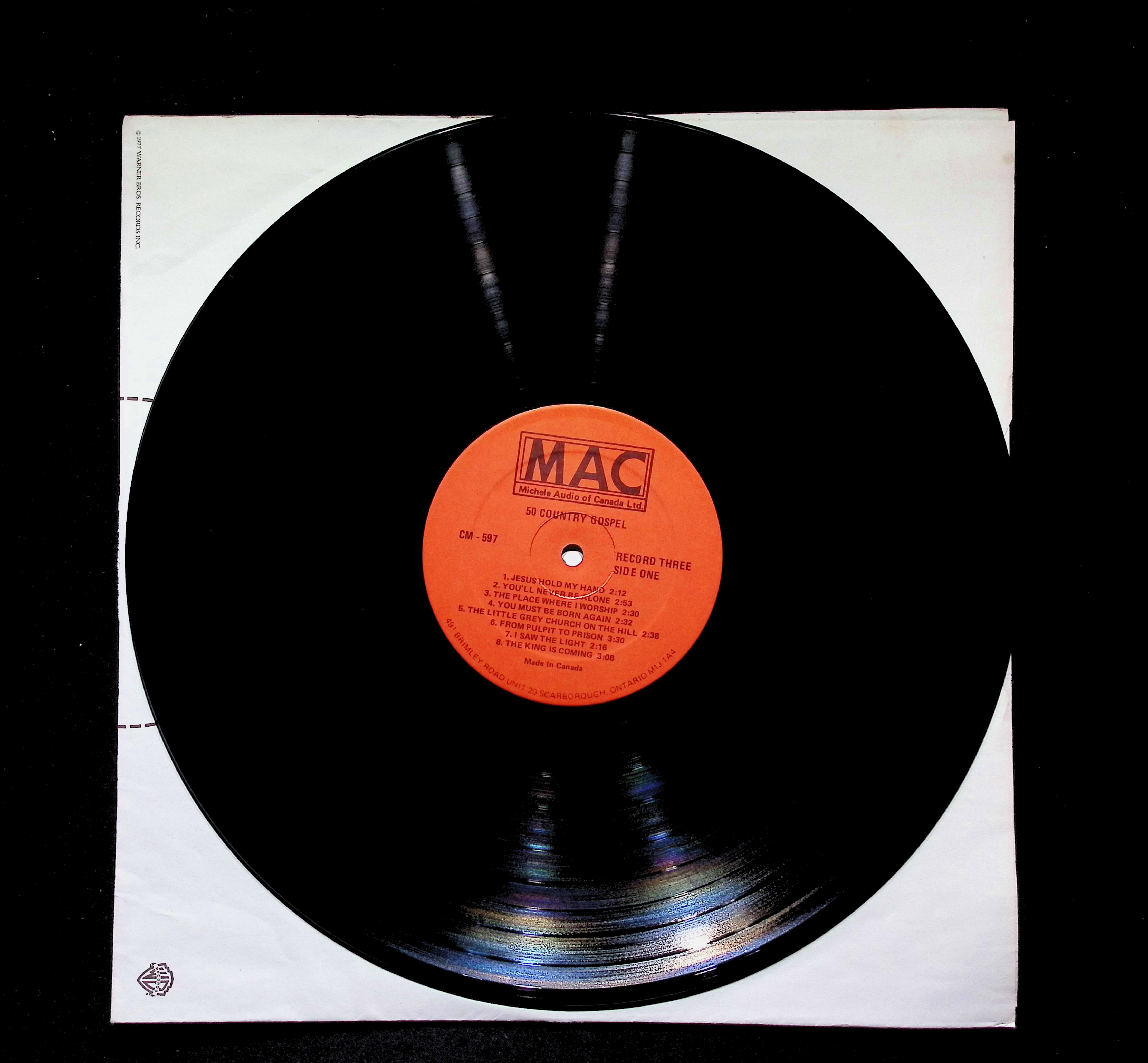 Various 50 Country Gospel LP Michele Audio Gospel — image 5