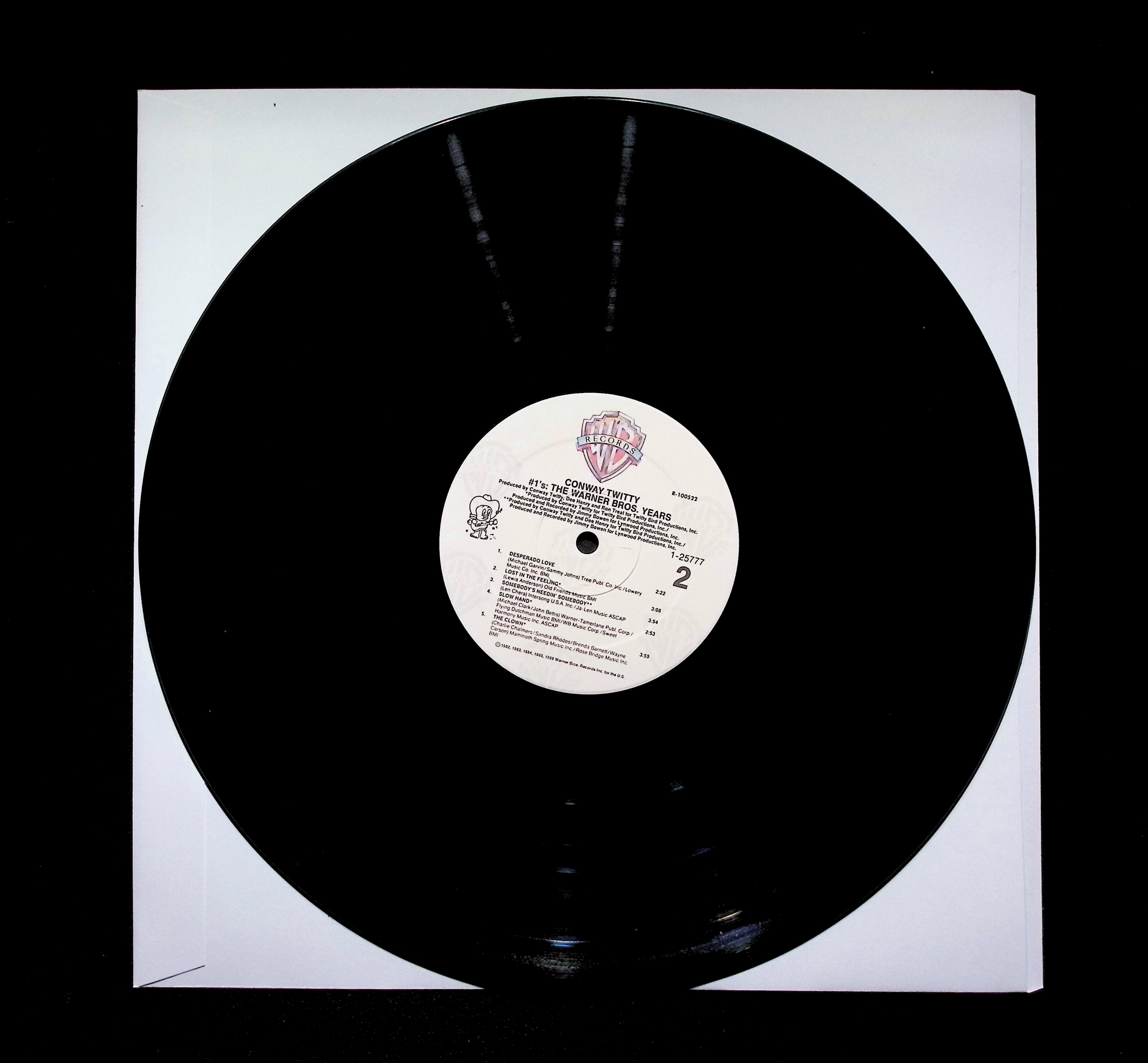 Conway Twitty #1's LP 1988 Warner Bros. Country Compilation — image 5