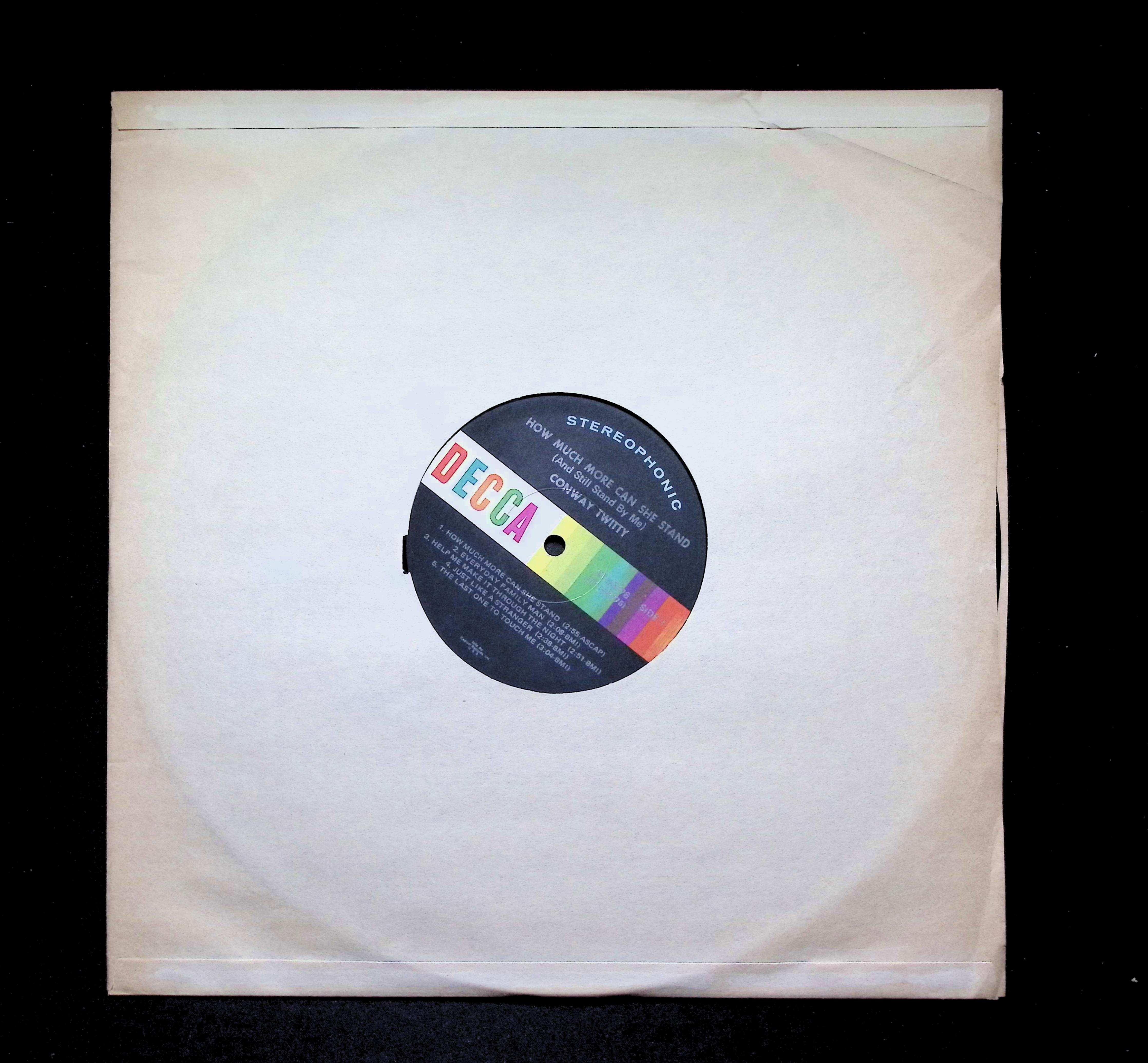 Conway Twitty How Much More LP 1971 Decca Country — image 3