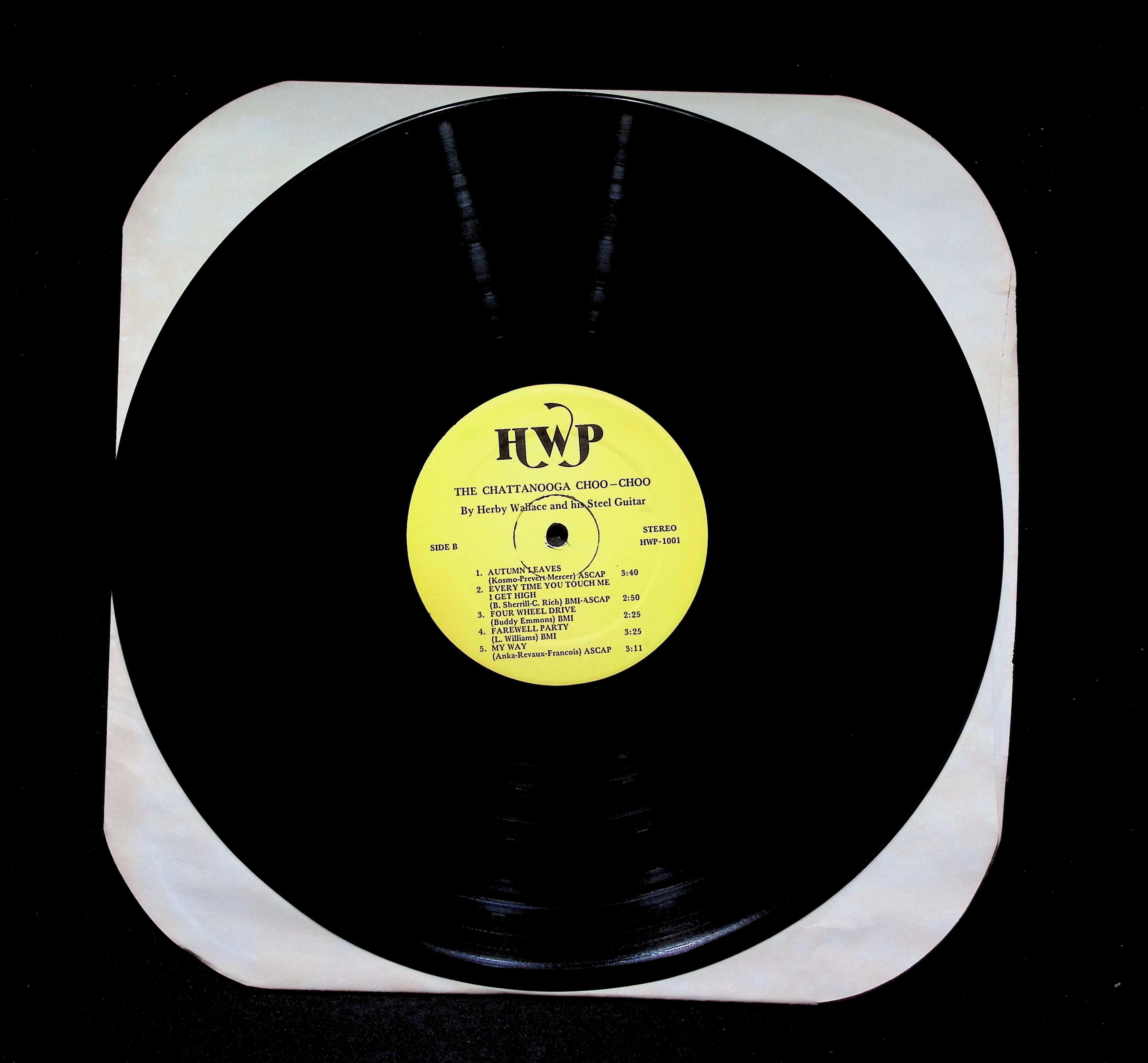 Herby Wallace Chattanooga Choo-Choo LP 1980 HWP Jazz — image 4