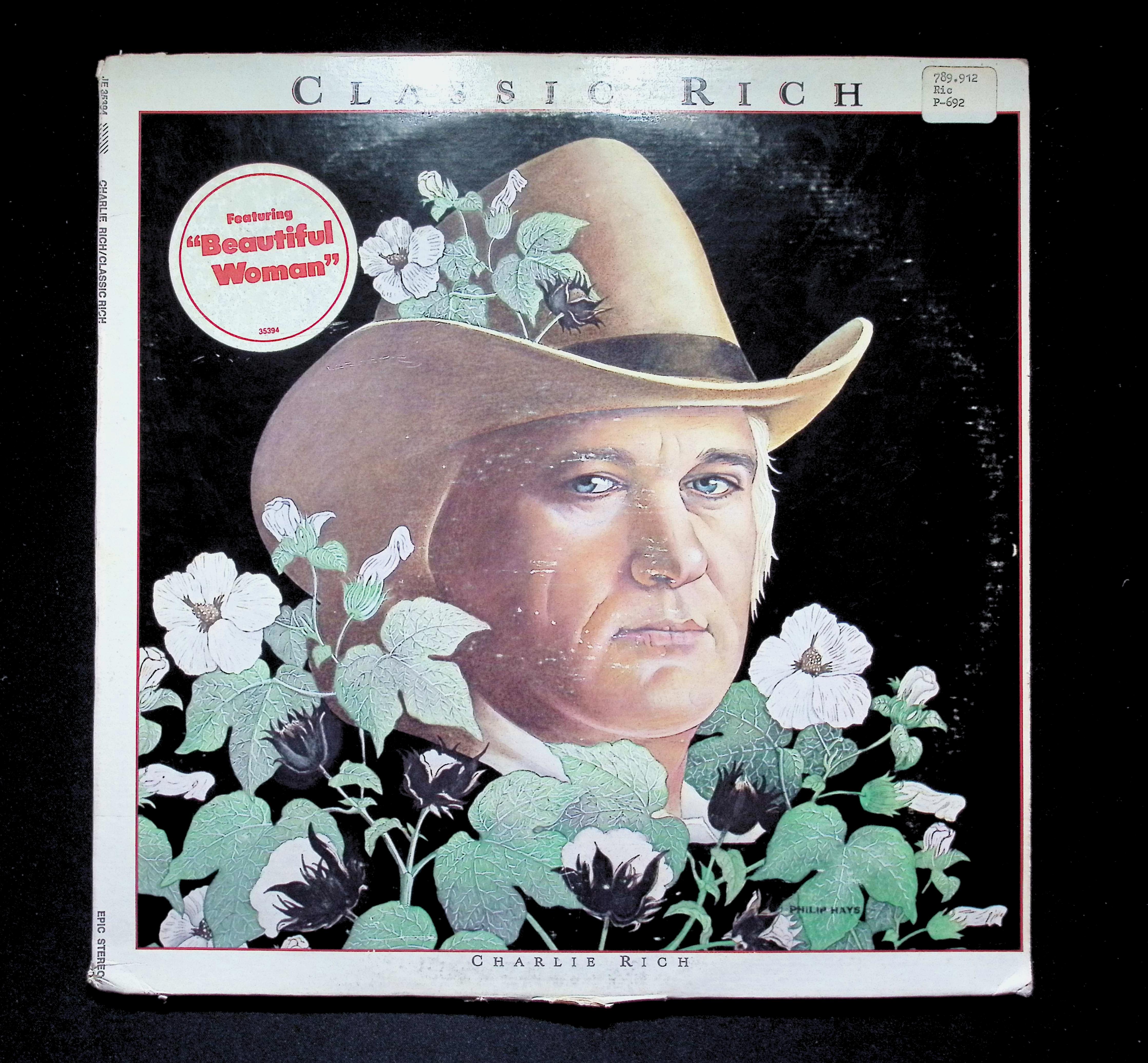 Charlie Rich Classic Rich LP 1978 Epic Country