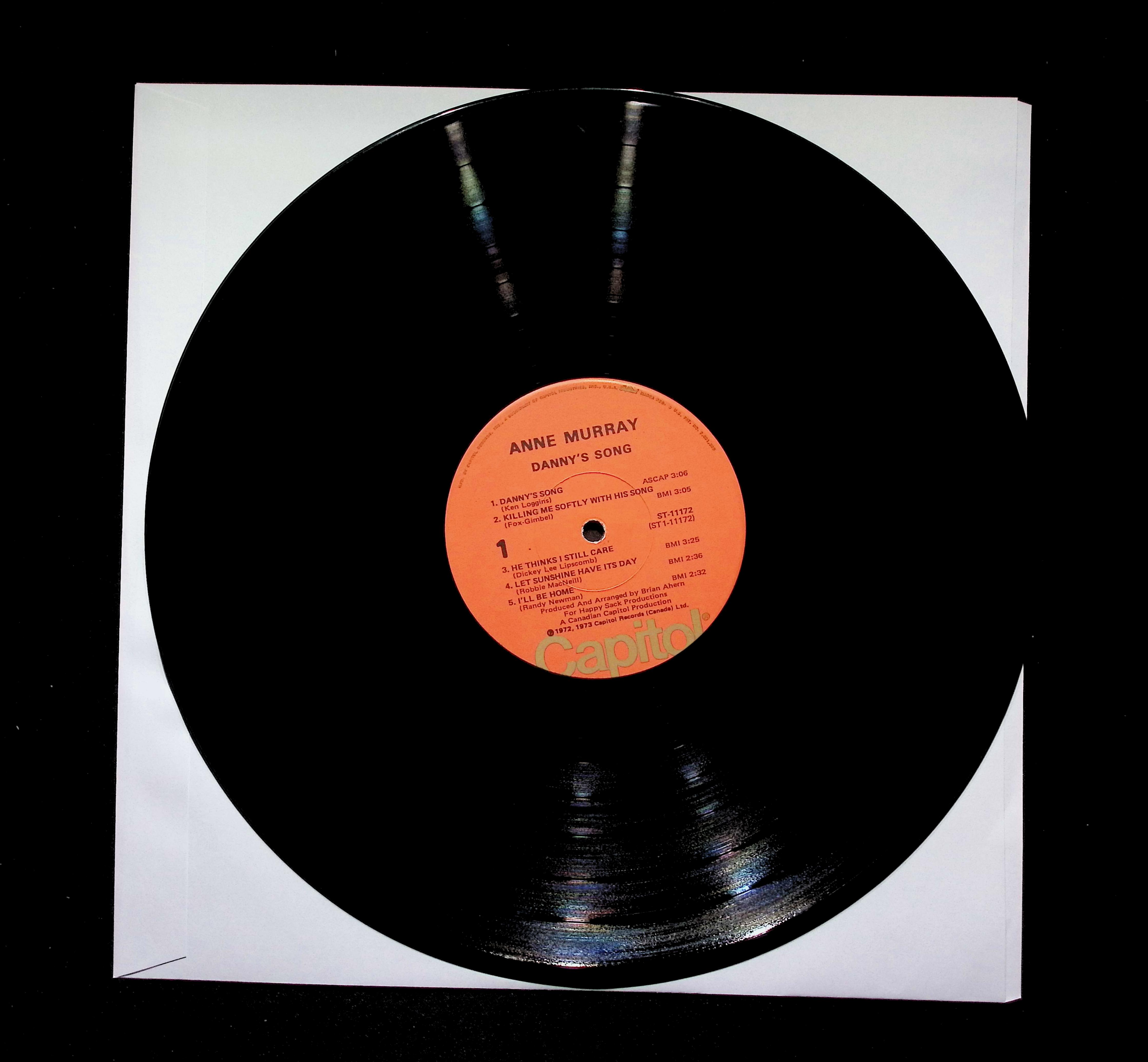Anne Murray Danny's Song LP 1973 Capitol Records Pop Folk Rock — image 5