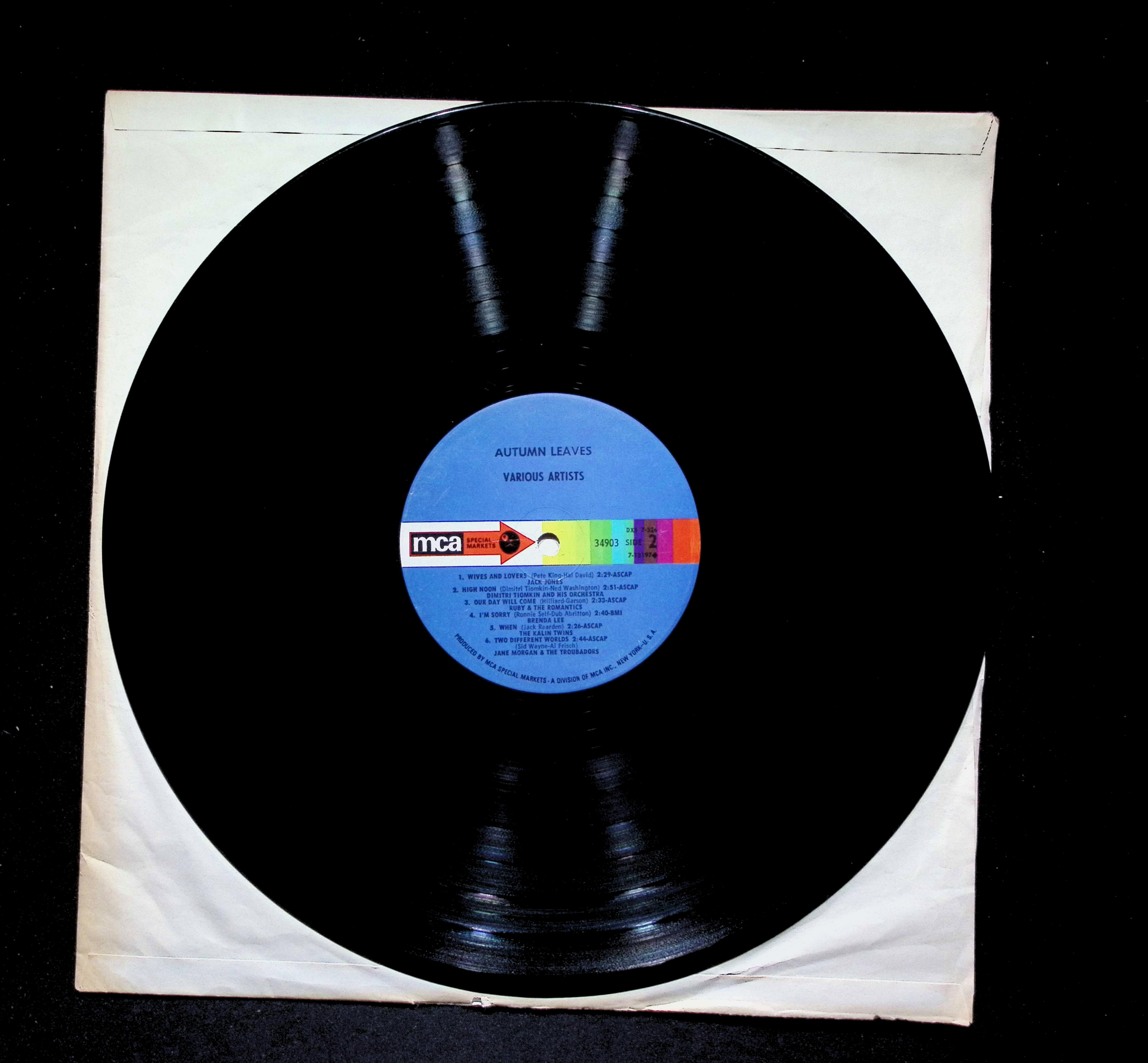 Various Artists Autumn Leaves LP Unknown Brookville Compilation — image 4