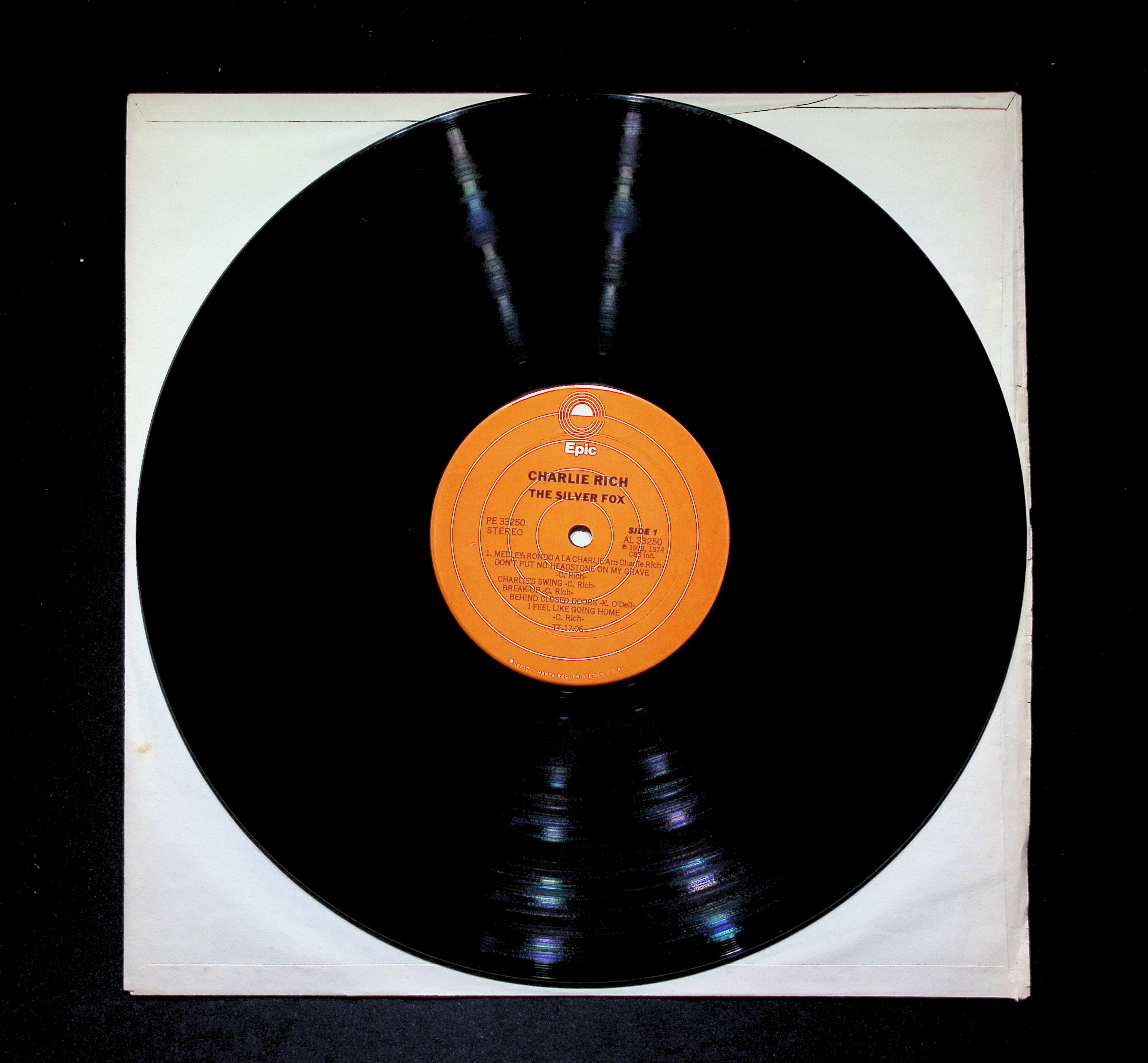 Charlie Rich The Silver Fox LP 1974 Epic Country — image 5