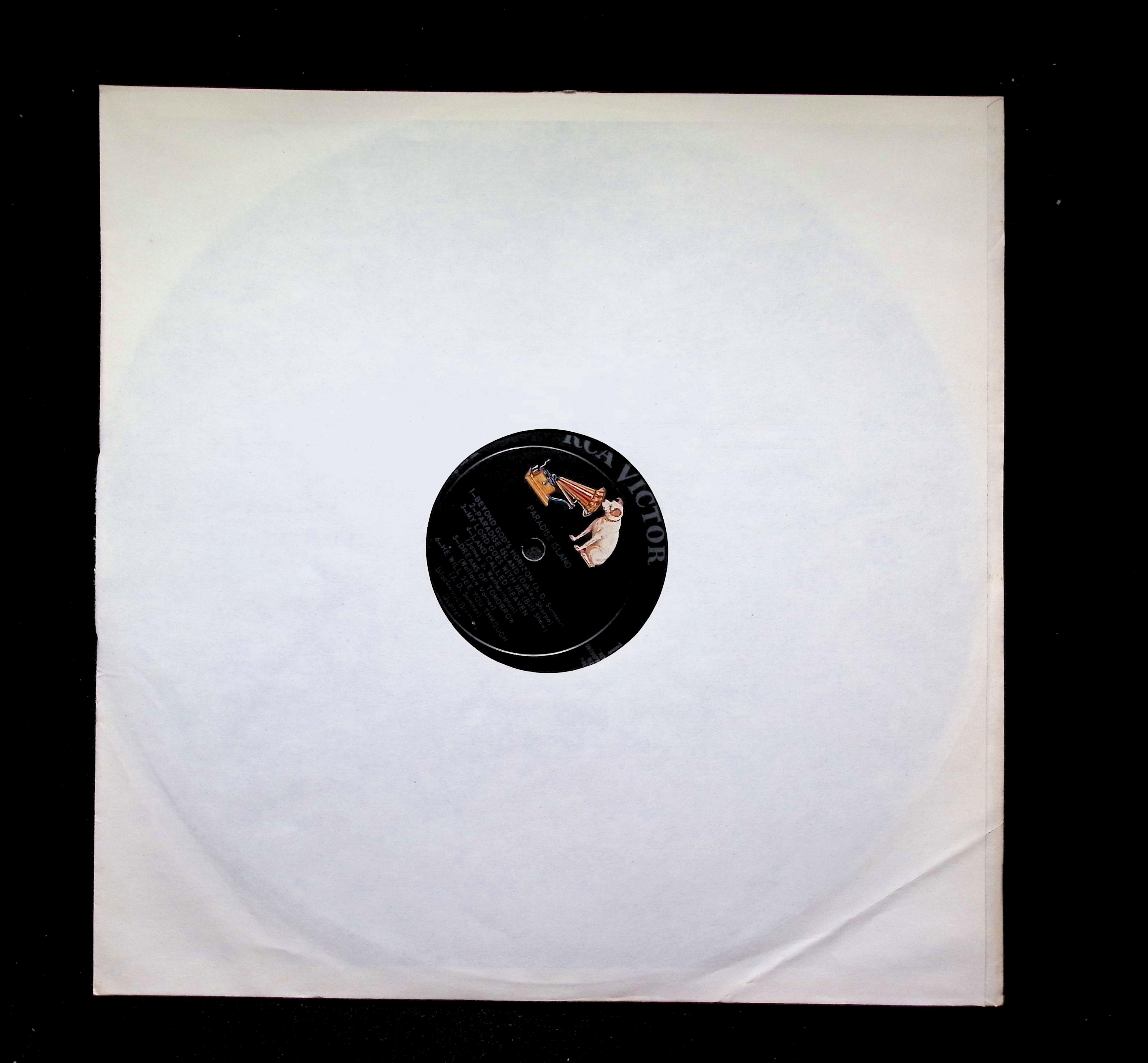 Blackwood Brothers Paradise Island LP 1959 RCA Victor Gospel — image 3