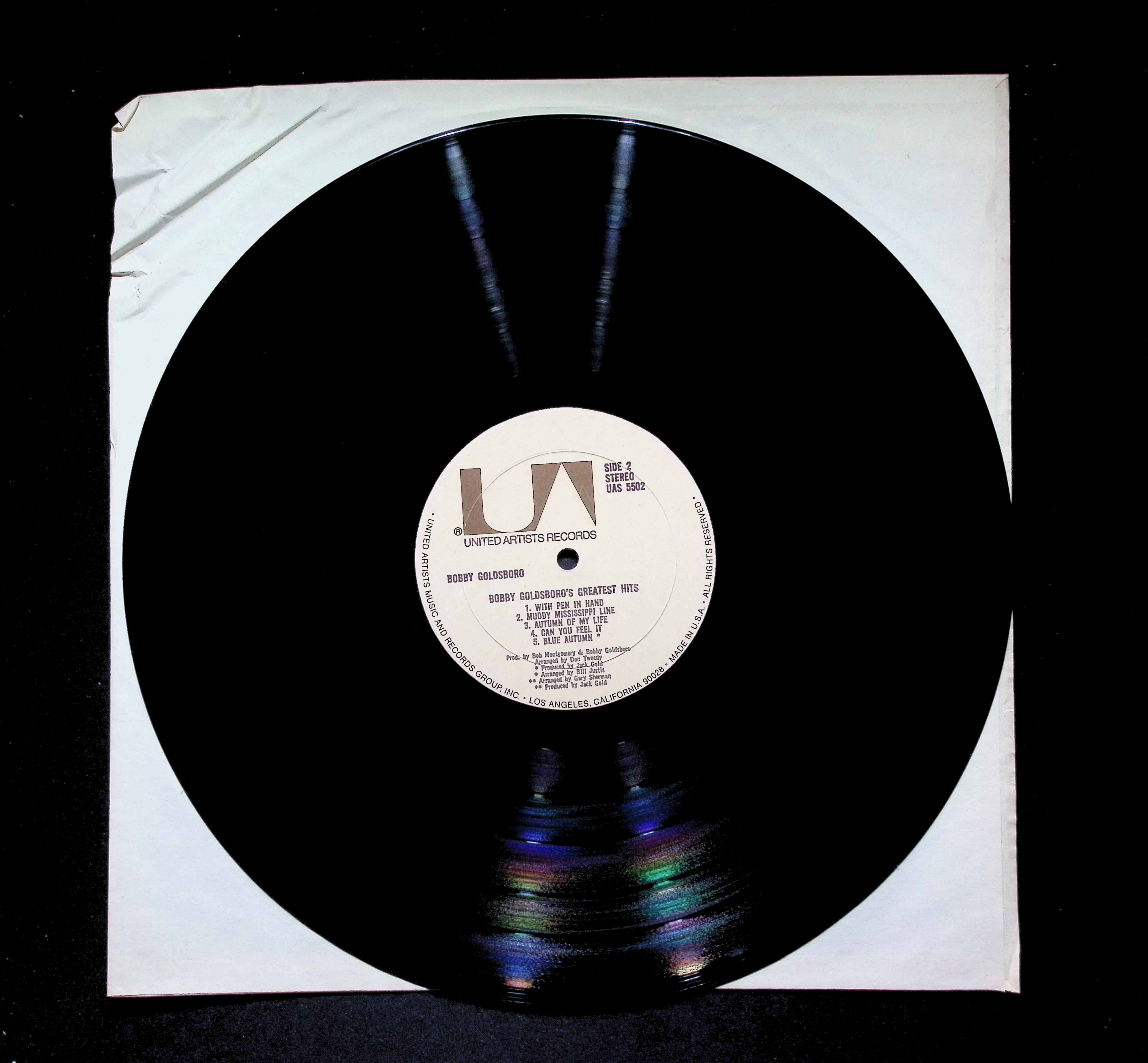 Bobby Goldsboro Greatest Hits LP 1971 United Artists Pop — image 4