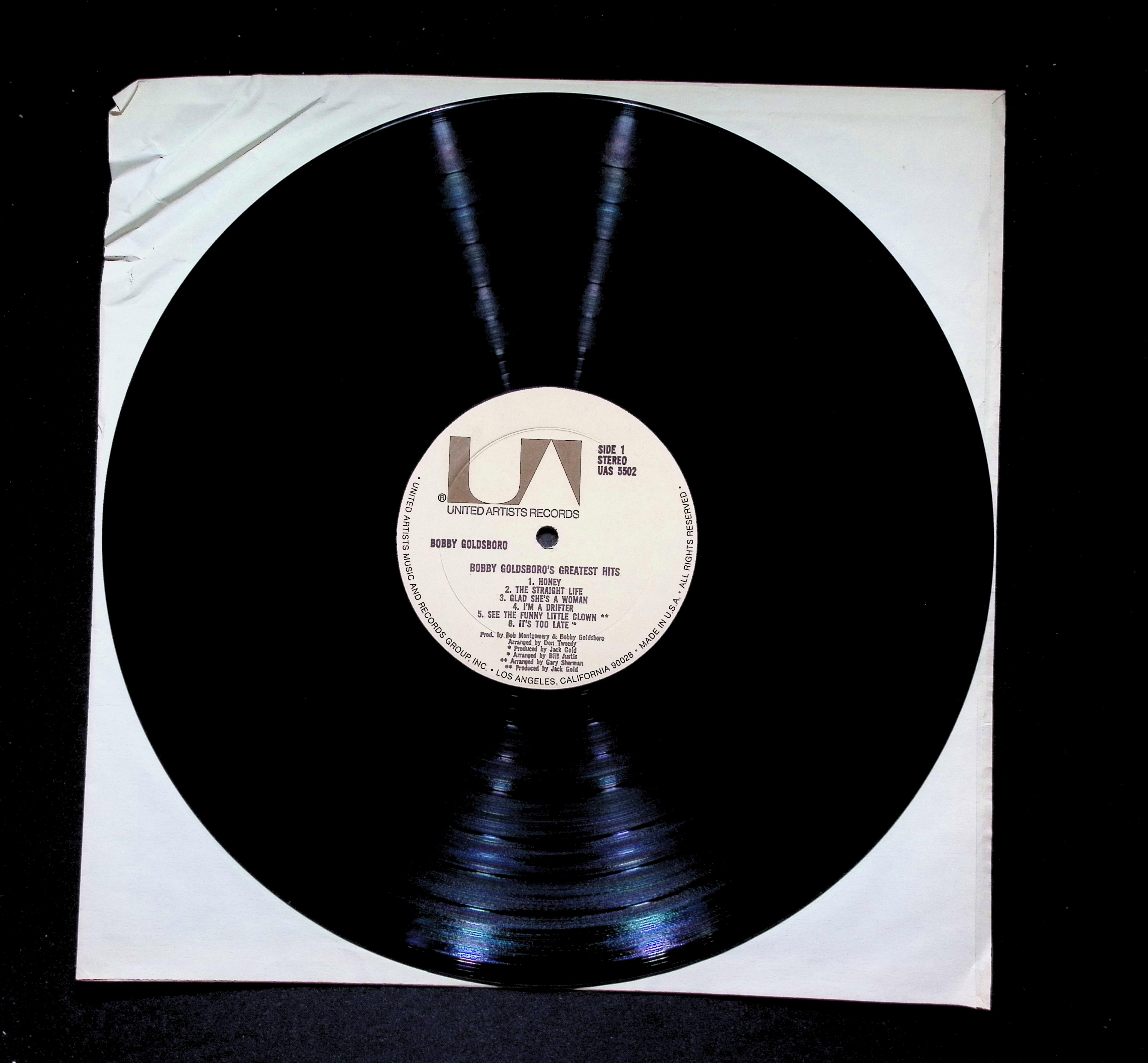 Bobby Goldsboro Greatest Hits LP 1971 United Artists Pop — image 5
