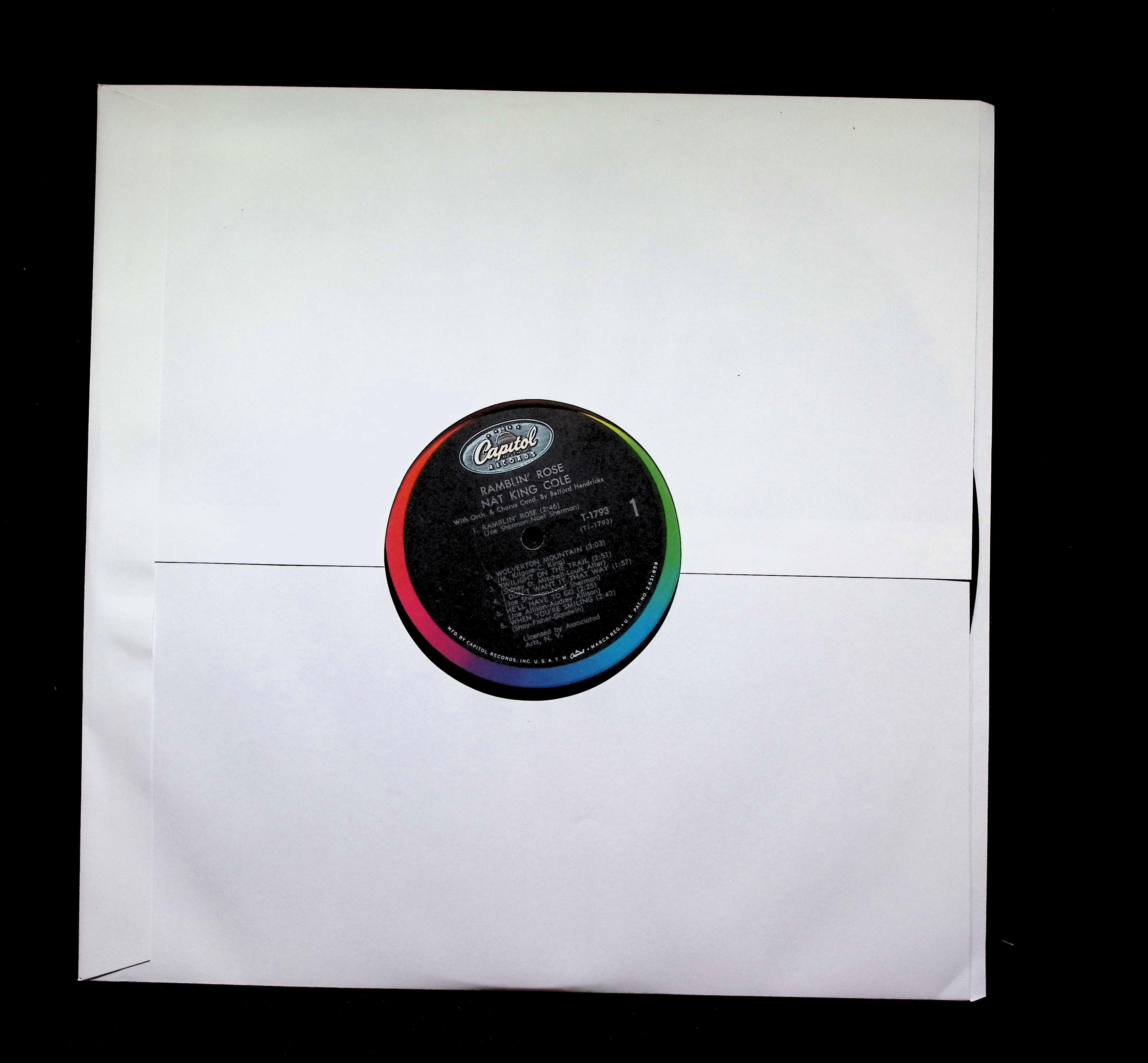 Nat King Cole Ramblin' Rose LP 1962 Capitol Jazz Pop — image 3