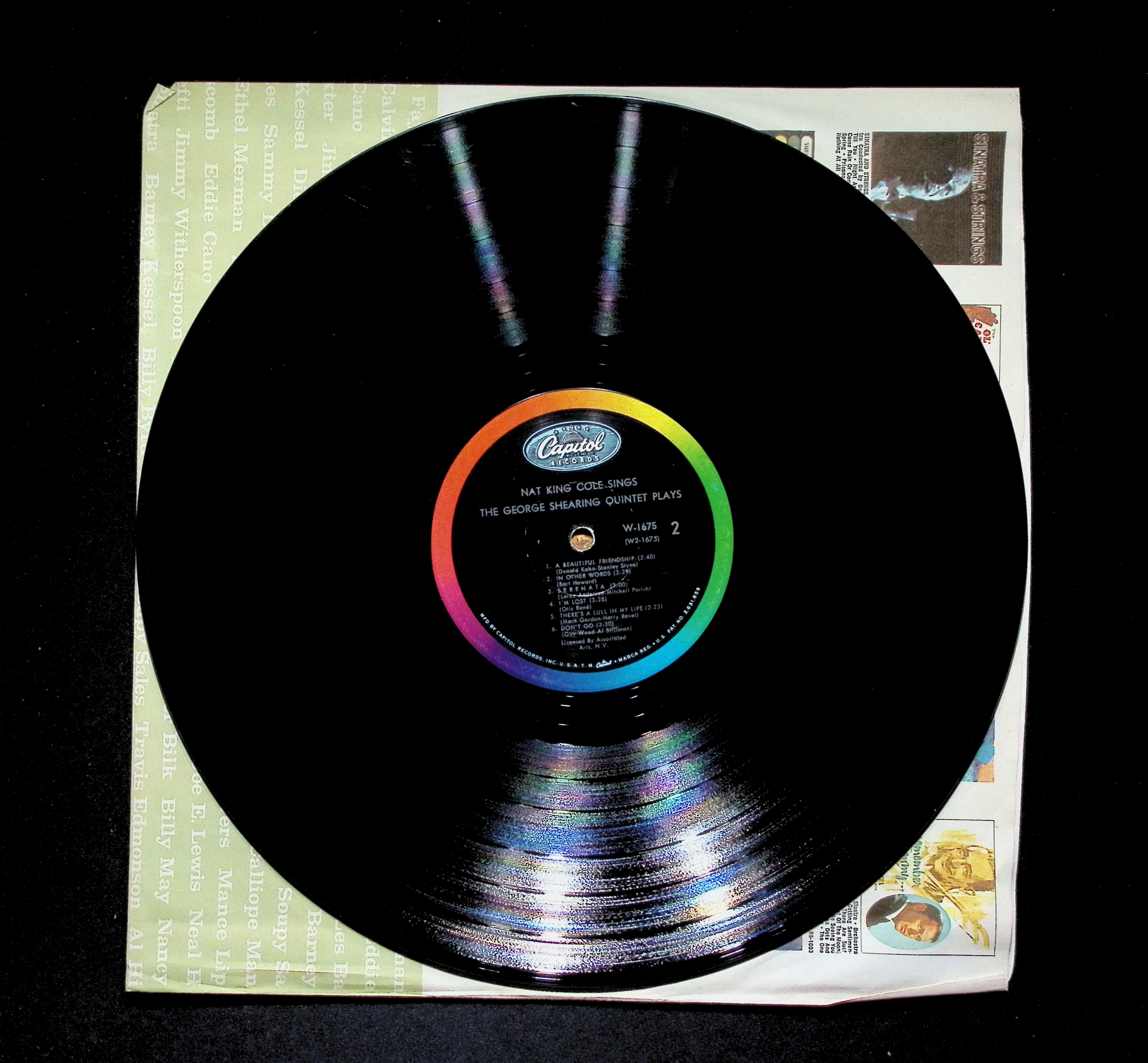 Nat King Cole Sings LP 0 Capitol Jazz — image 5