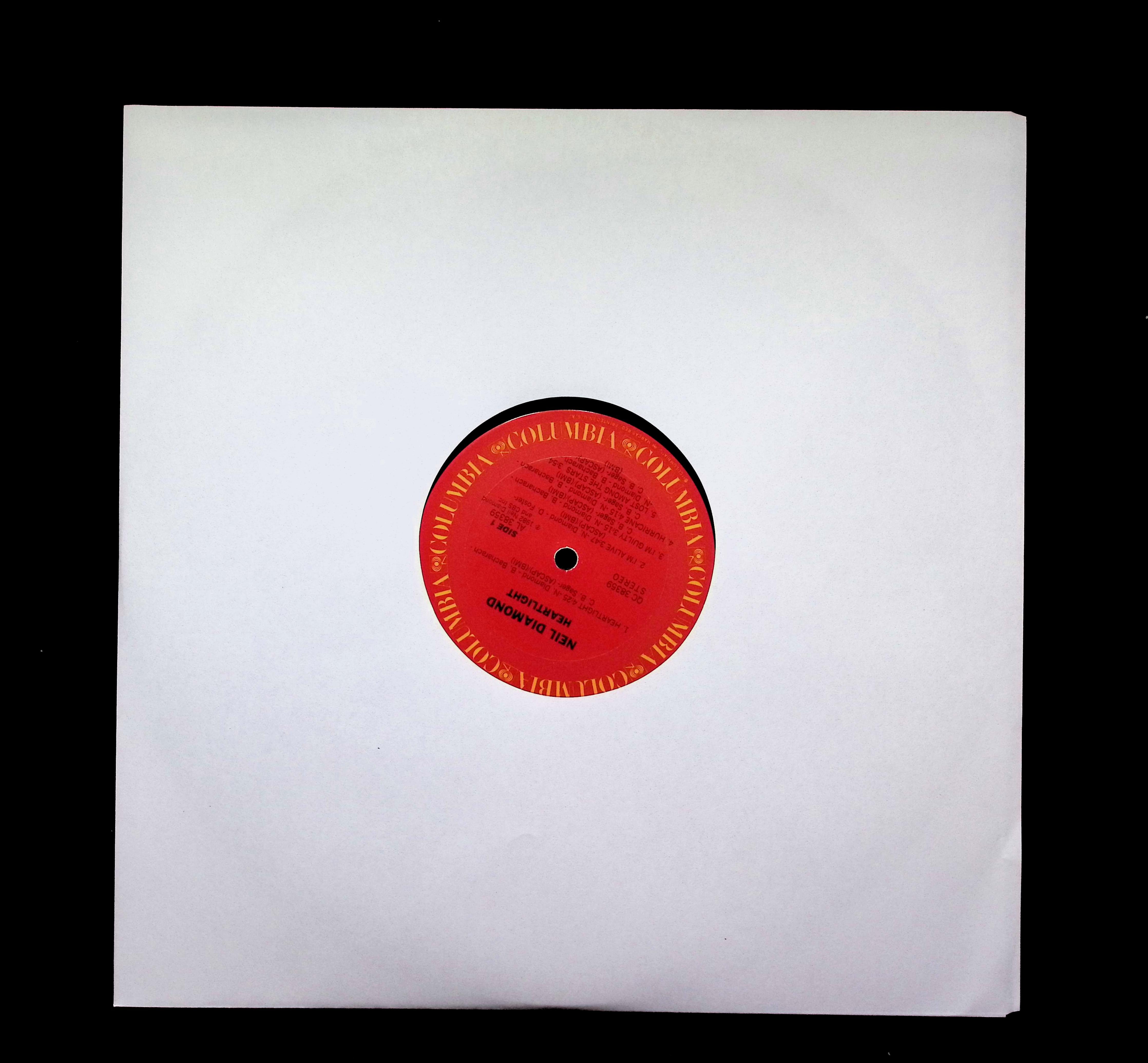 Neil Diamond Heartlight LP 1982 Columbia Rock Soft Rock — image 3