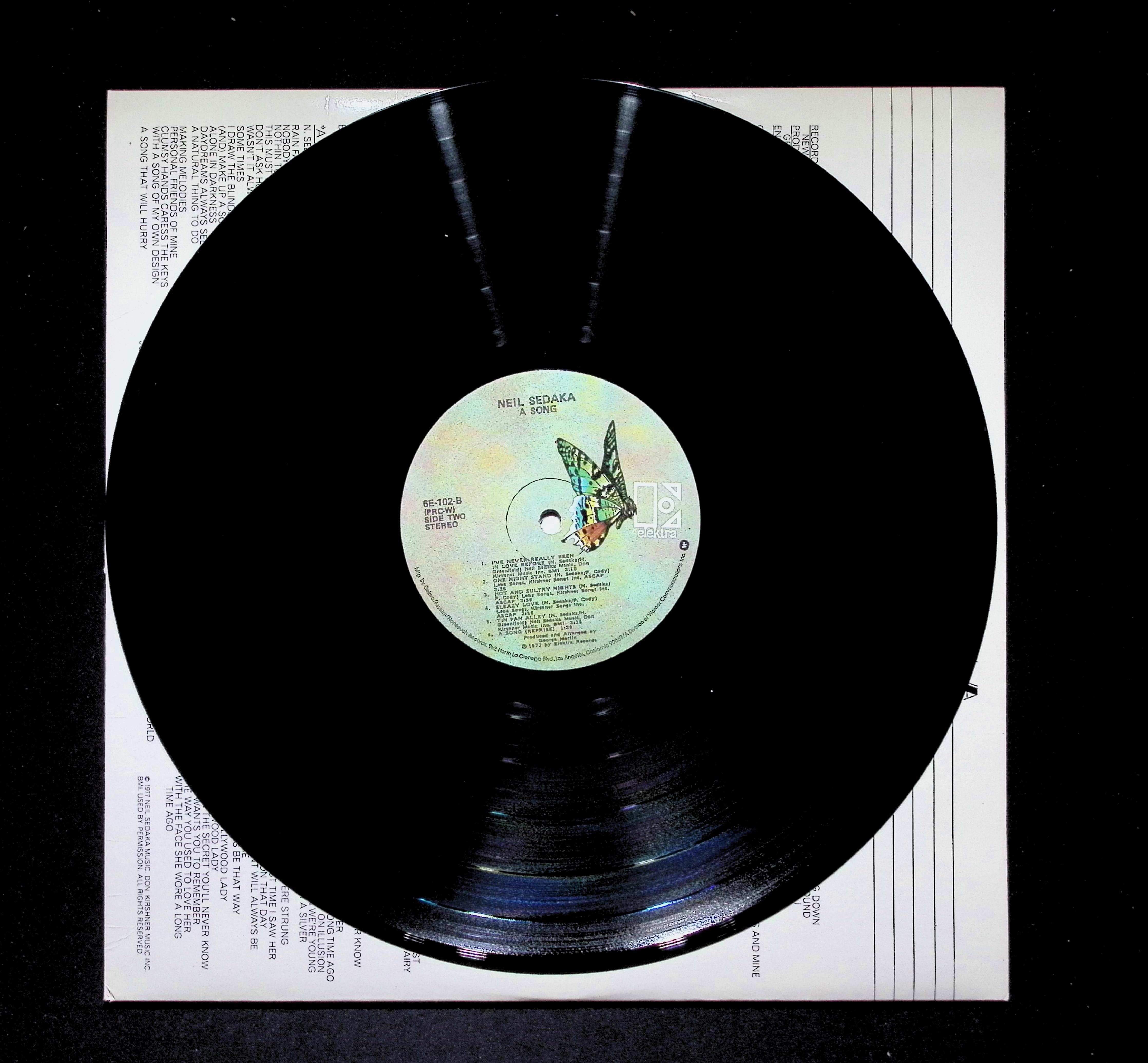 Neil Sedaka A Song LP 2014 Elektra Pop Rock — image 4