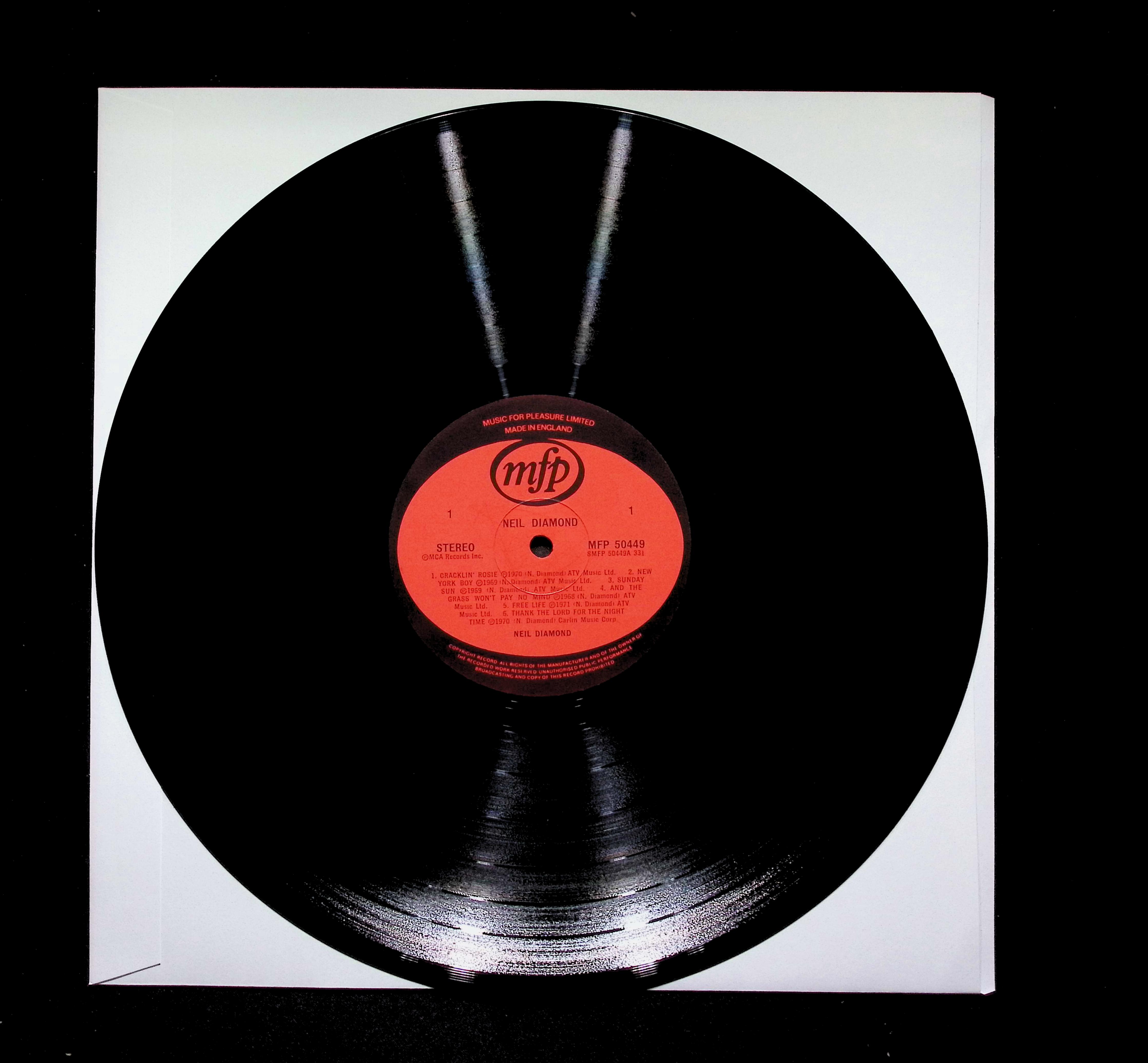 Neil Diamond Sweet Caroline LP 1978 Music For Pleasure Rock — image 5